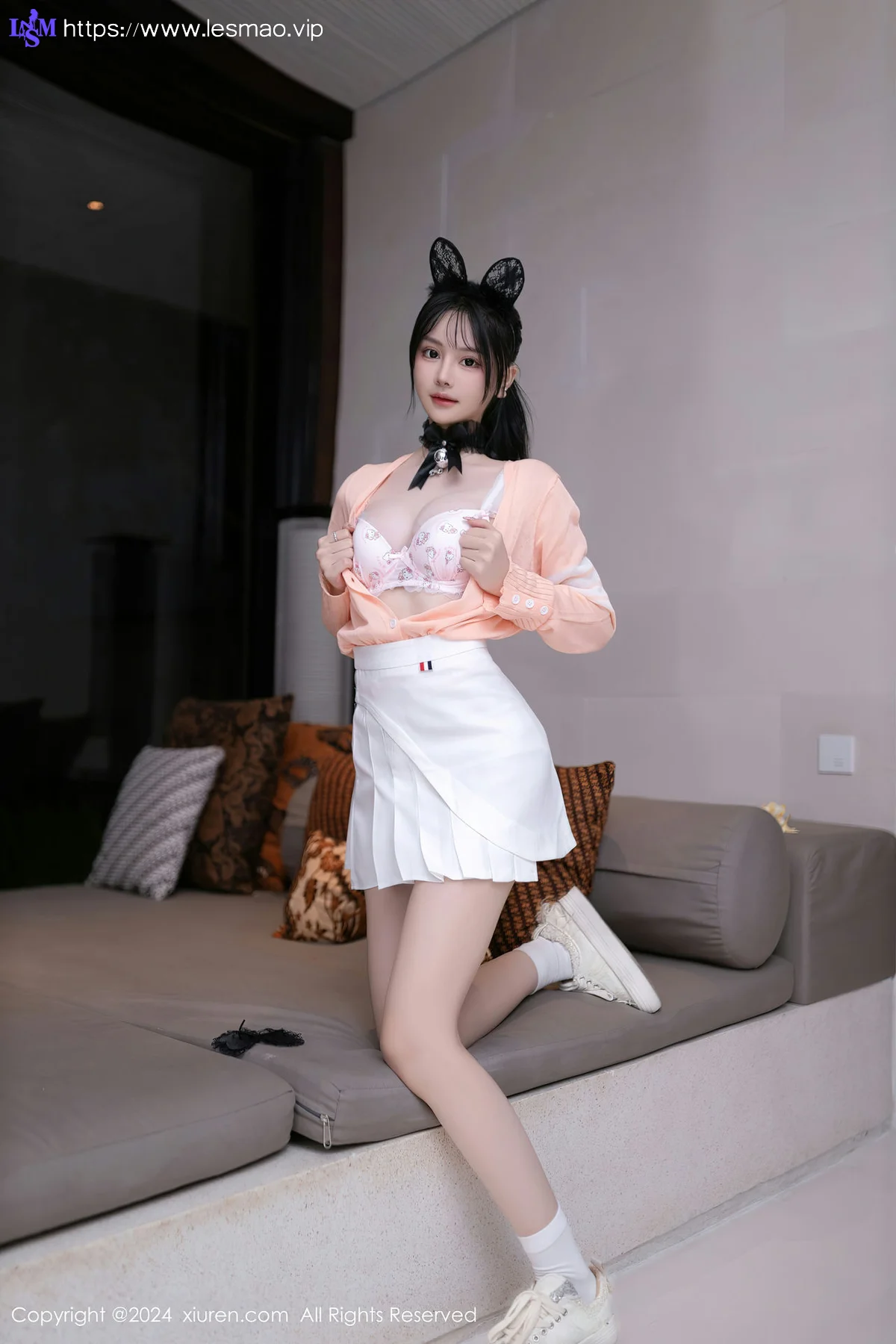 XiuRen 秀人 No.8138  幼幼 粉色上衣性感写真111 - 12