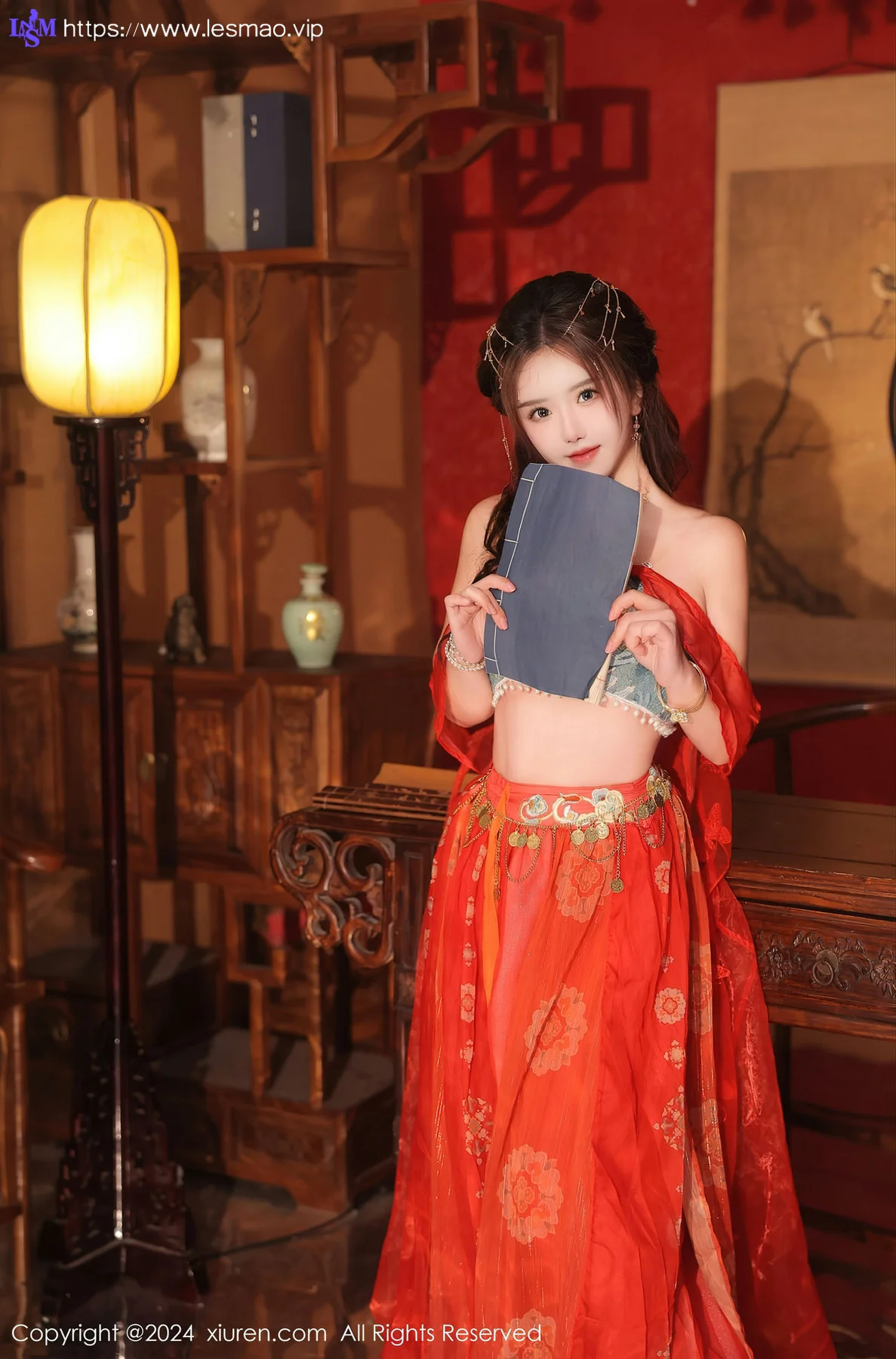 XiuRen 秀人 No.8146  小薯条nienie 红色古装性感写真1 - 15