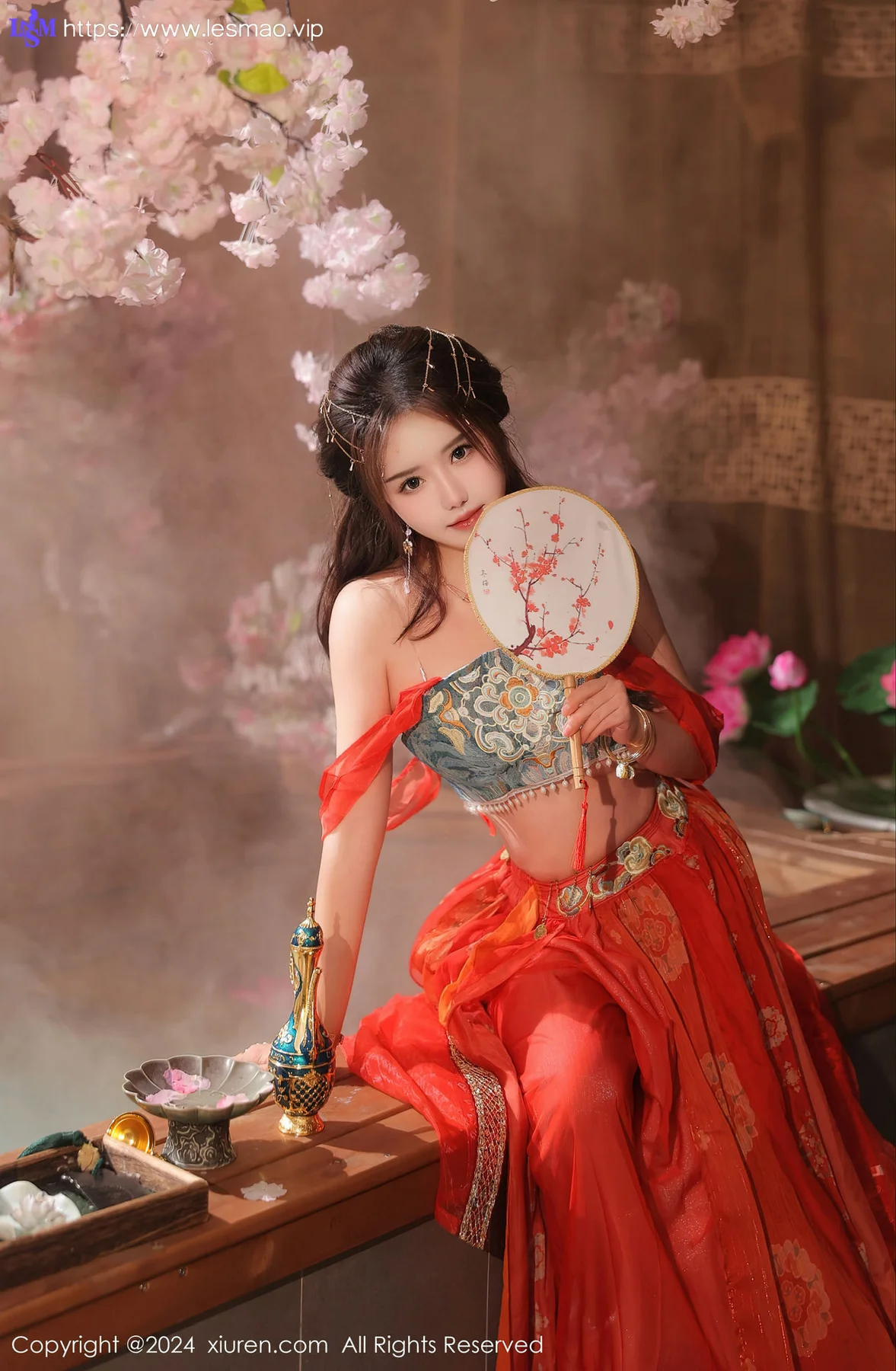 XiuRen 秀人 No.8146  小薯条nienie 红色古装性感写真1 - 20