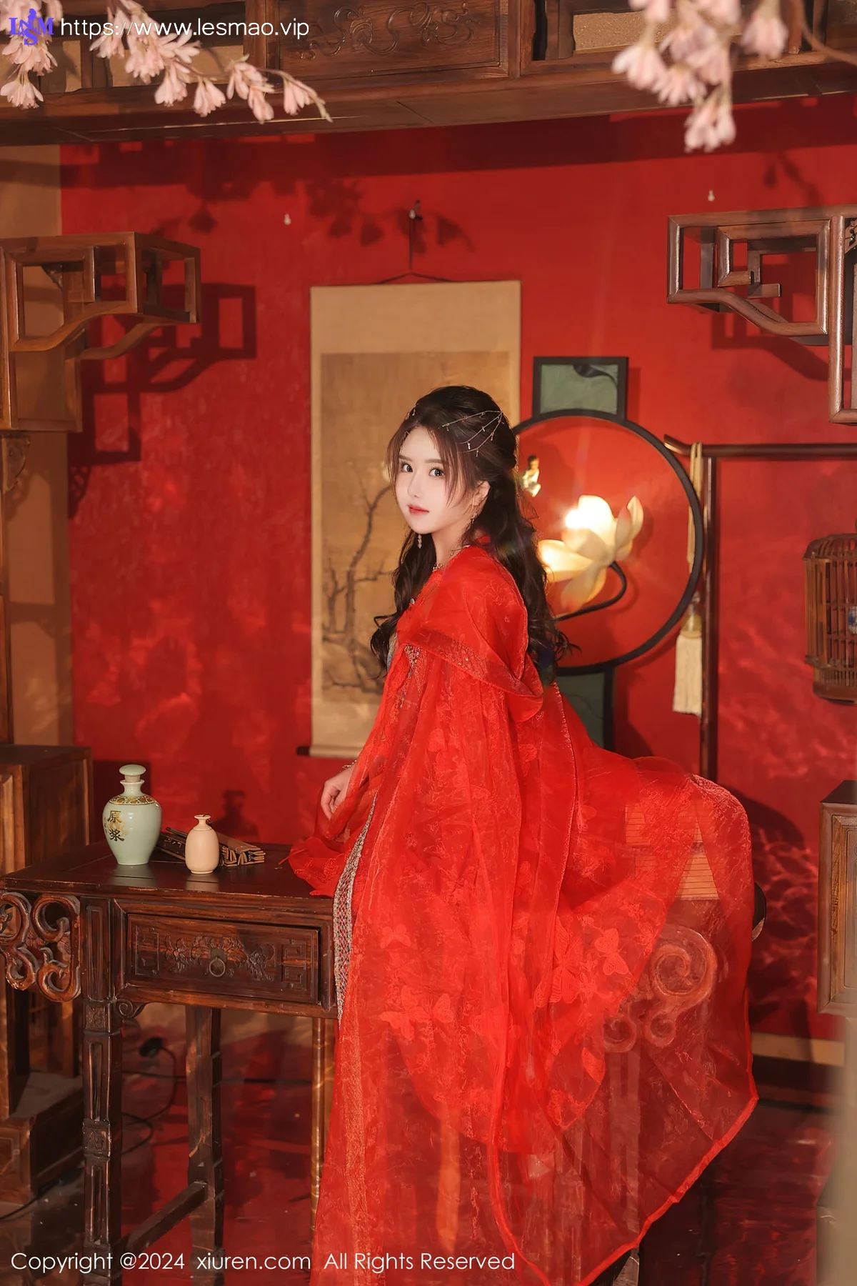 XiuRen 秀人 No.8146  小薯条nienie 红色古装性感写真1 - 25