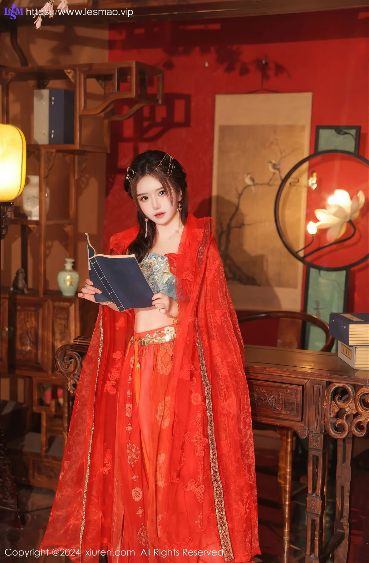 XiuRen 秀人 No.8146  小薯条nienie 红色古装性感写真1 - 26