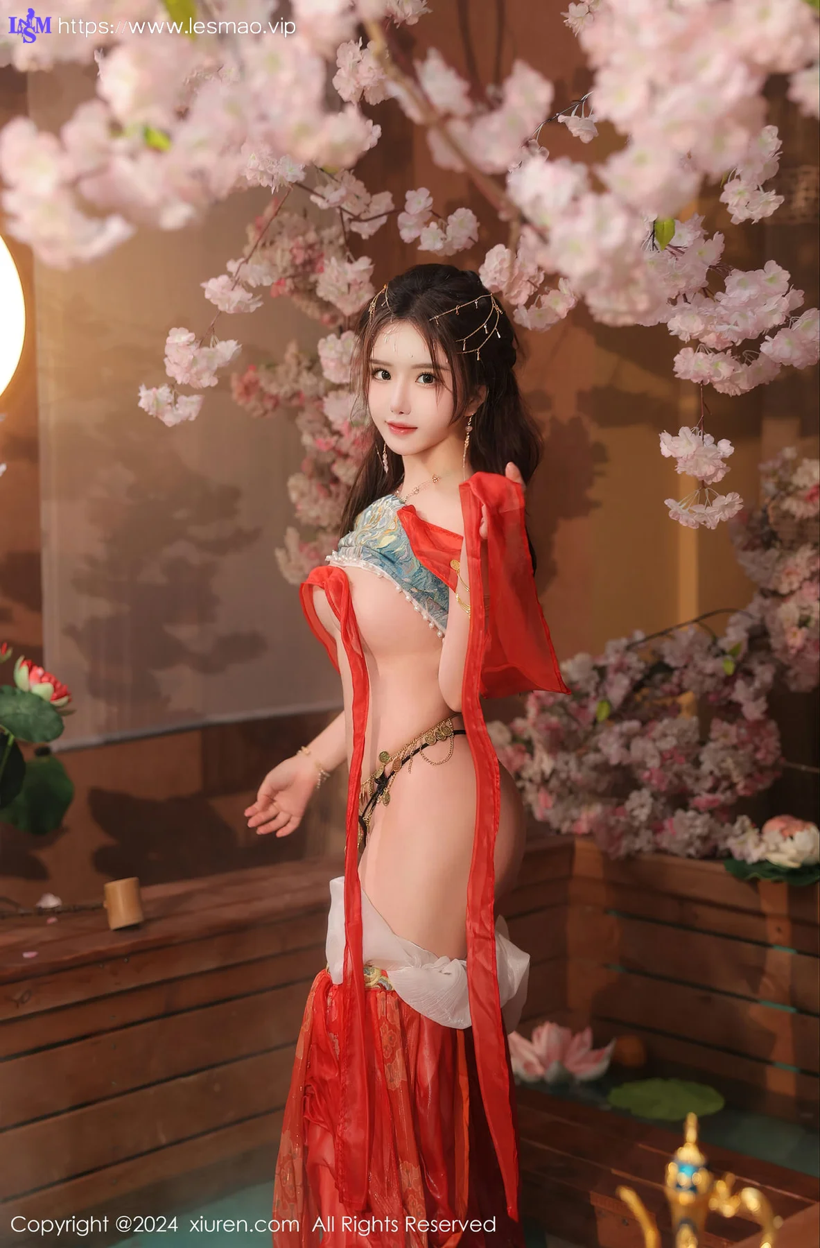 XiuRen 秀人 No.8146  小薯条nienie 红色古装性感写真1 - 34