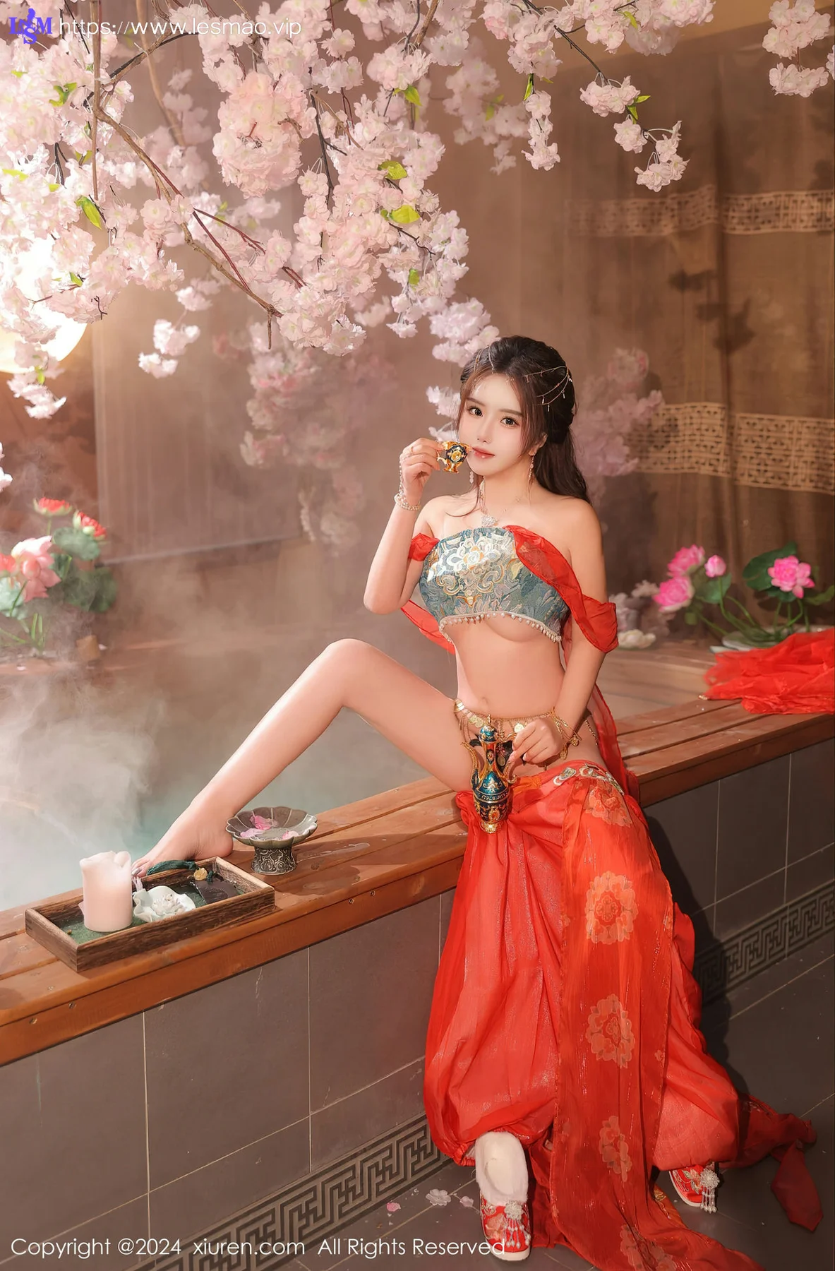 XiuRen 秀人 No.8146  小薯条nienie 红色古装性感写真1 - 37