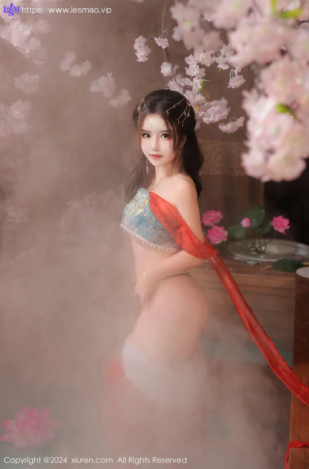 XiuRen 秀人 No.8146  小薯条nienie 红色古装性感写真1 - 38