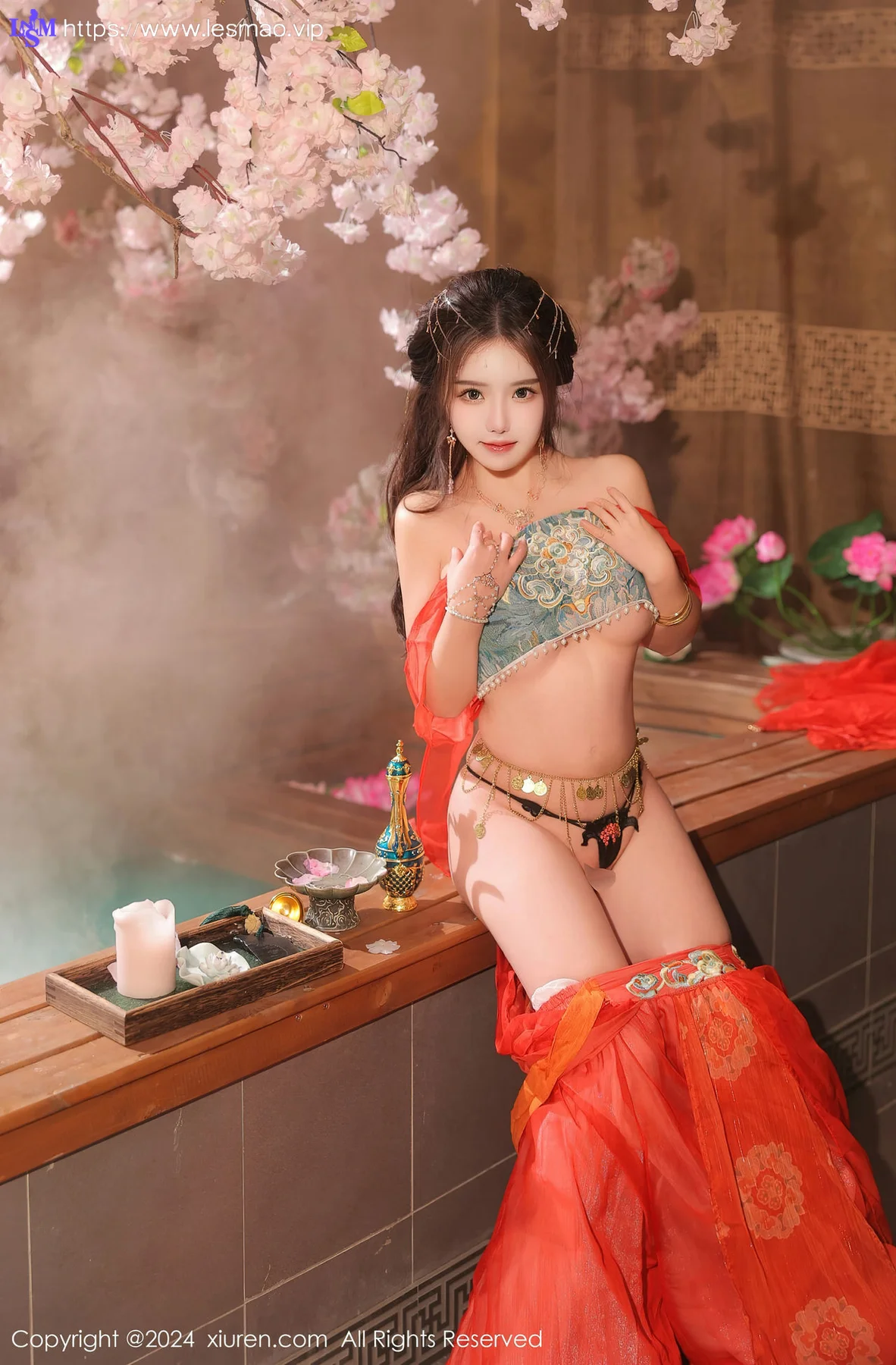 XiuRen 秀人 No.8146  小薯条nienie 红色古装性感写真1 - 43