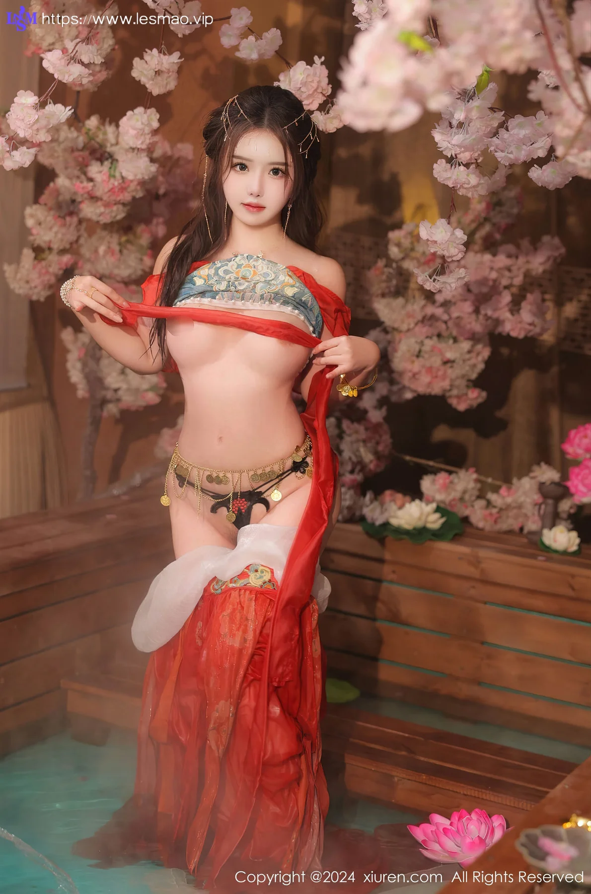 XiuRen 秀人 No.8146  小薯条nienie 红色古装性感写真1 - 46