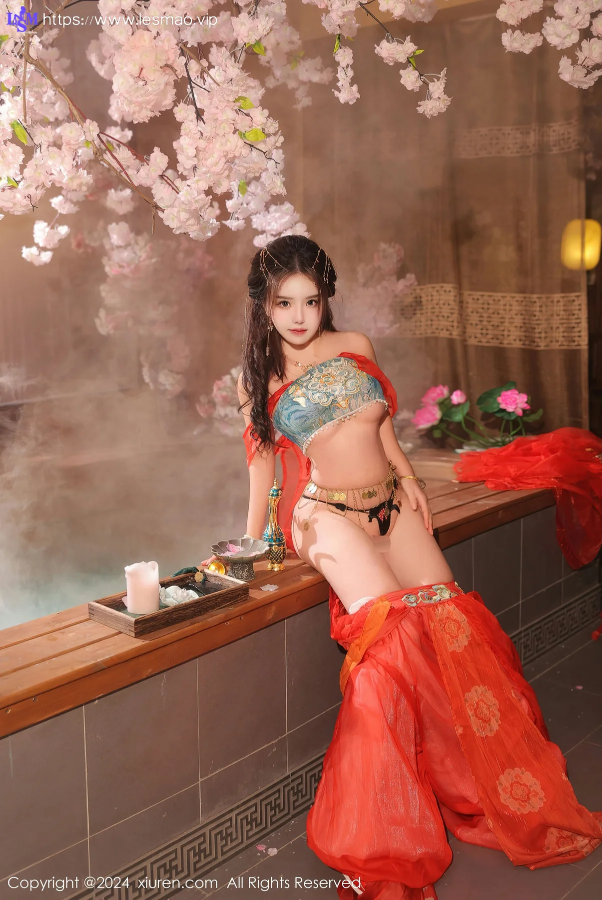 XiuRen 秀人 No.8146  小薯条nienie 红色古装性感写真1 - 48
