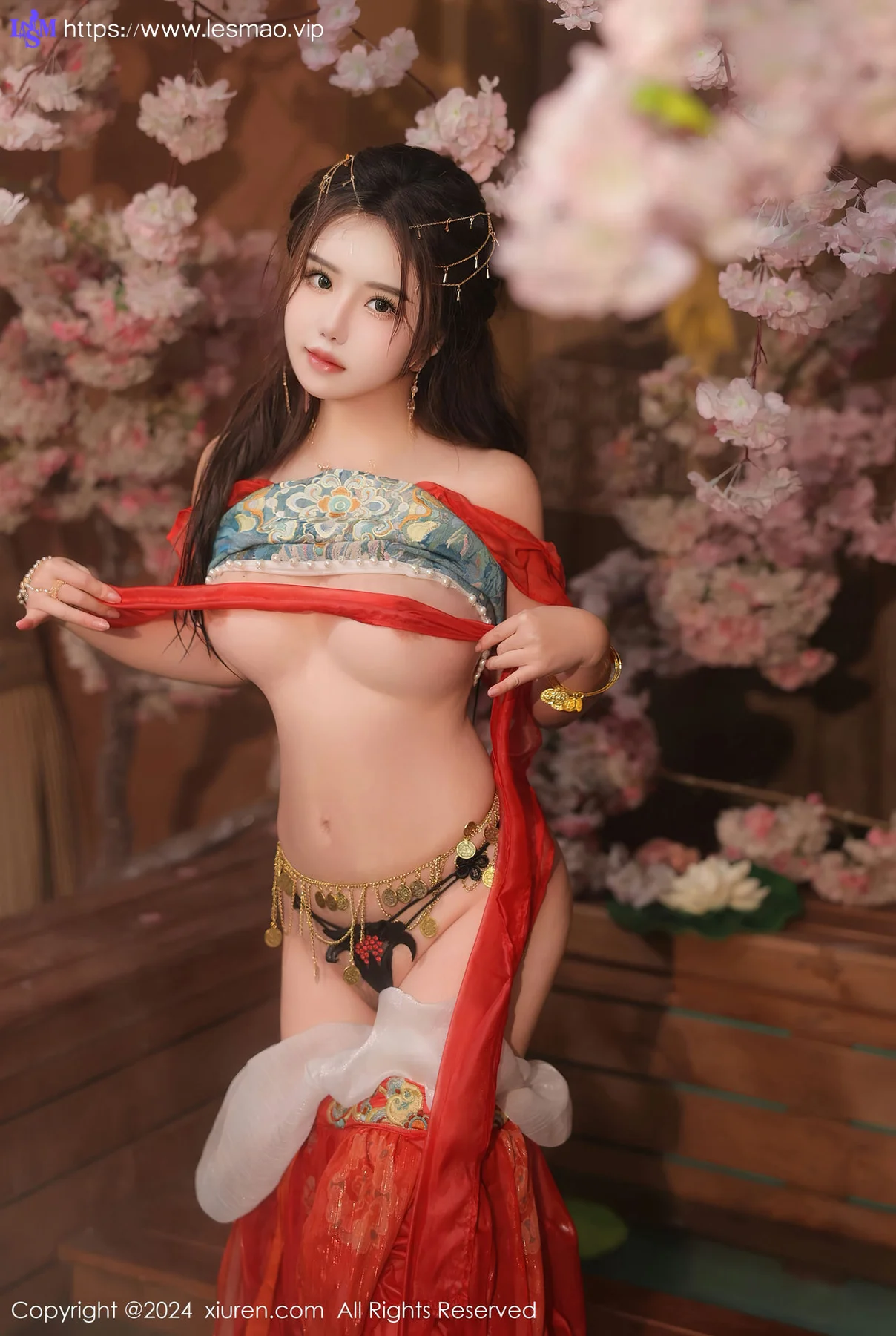 XiuRen 秀人 No.8146  小薯条nienie 红色古装性感写真1 - 51