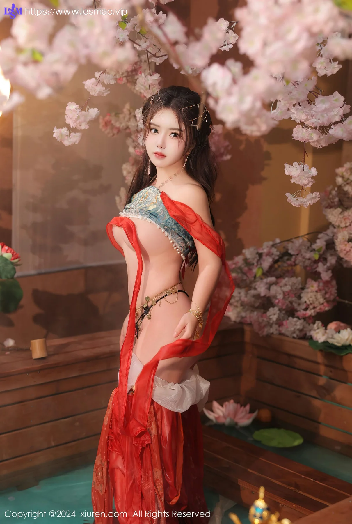 XiuRen 秀人 No.8146  小薯条nienie 红色古装性感写真1 - 52