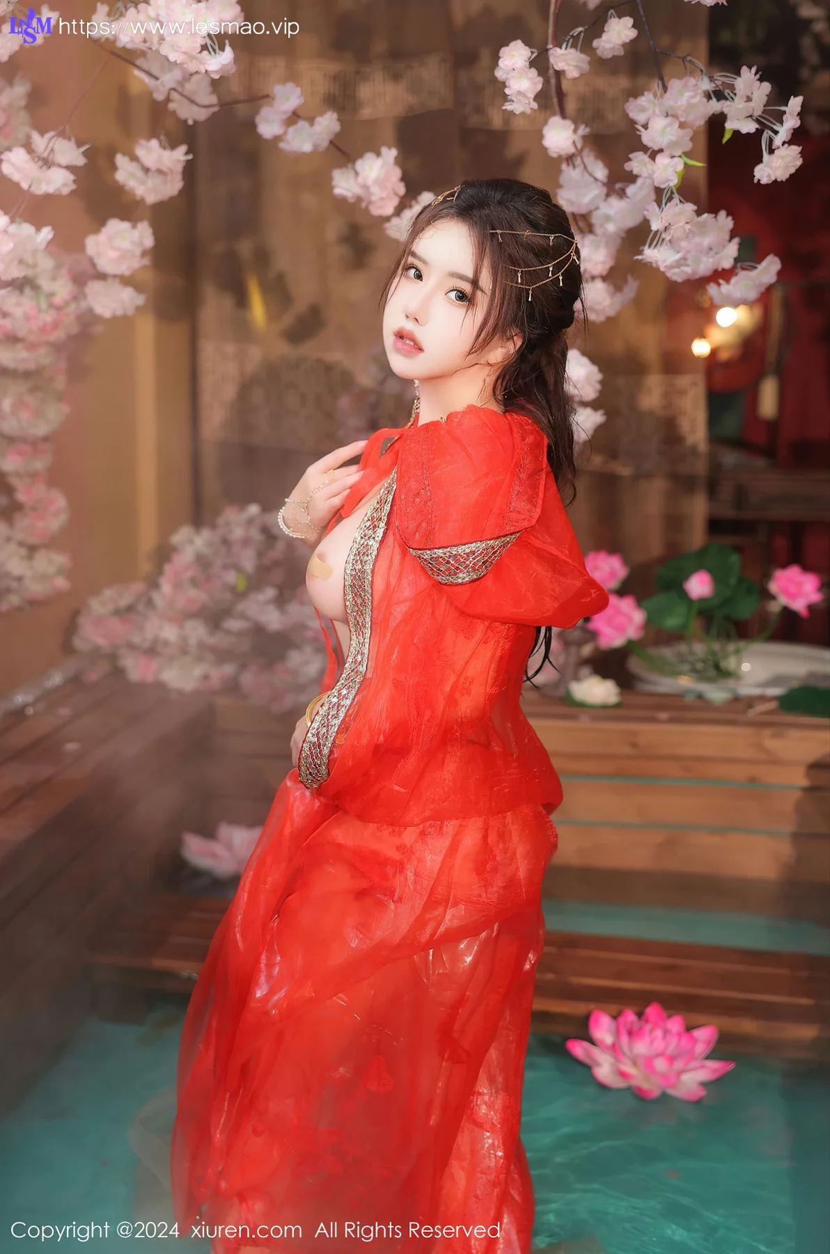 XiuRen 秀人 No.8146  小薯条nienie 红色古装性感写真1 - 59