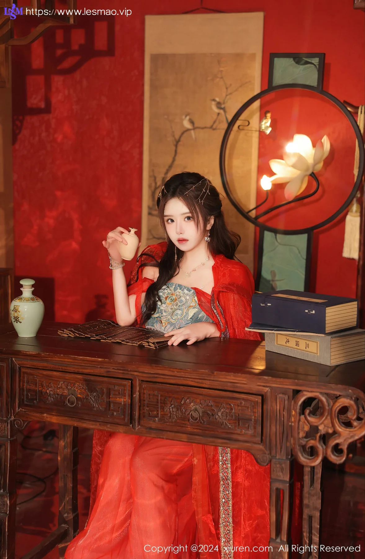 XiuRen 秀人 No.8146  小薯条nienie 红色古装性感写真1 - 78