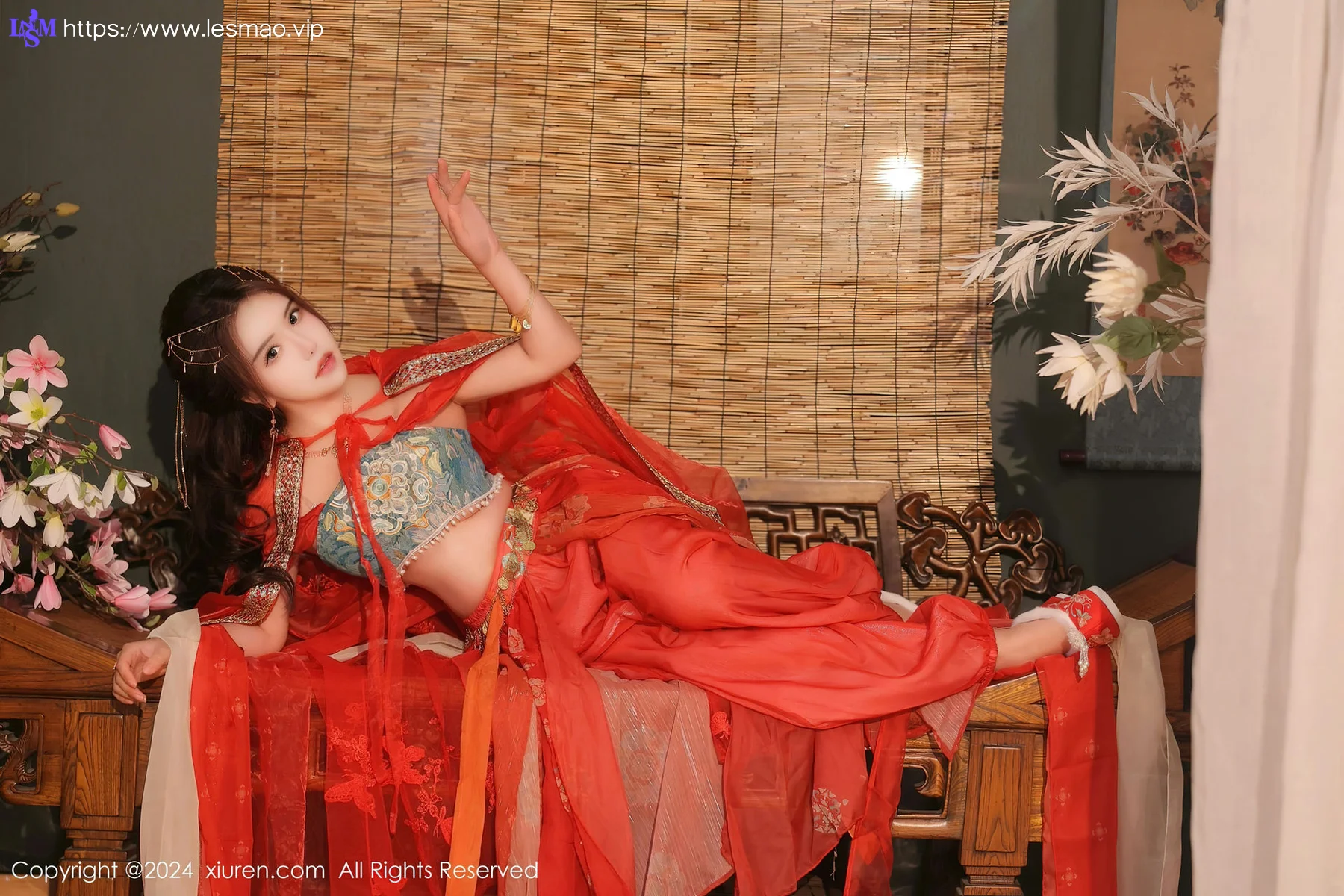 XiuRen 秀人 No.8146  小薯条nienie 红色古装性感写真1 - 82