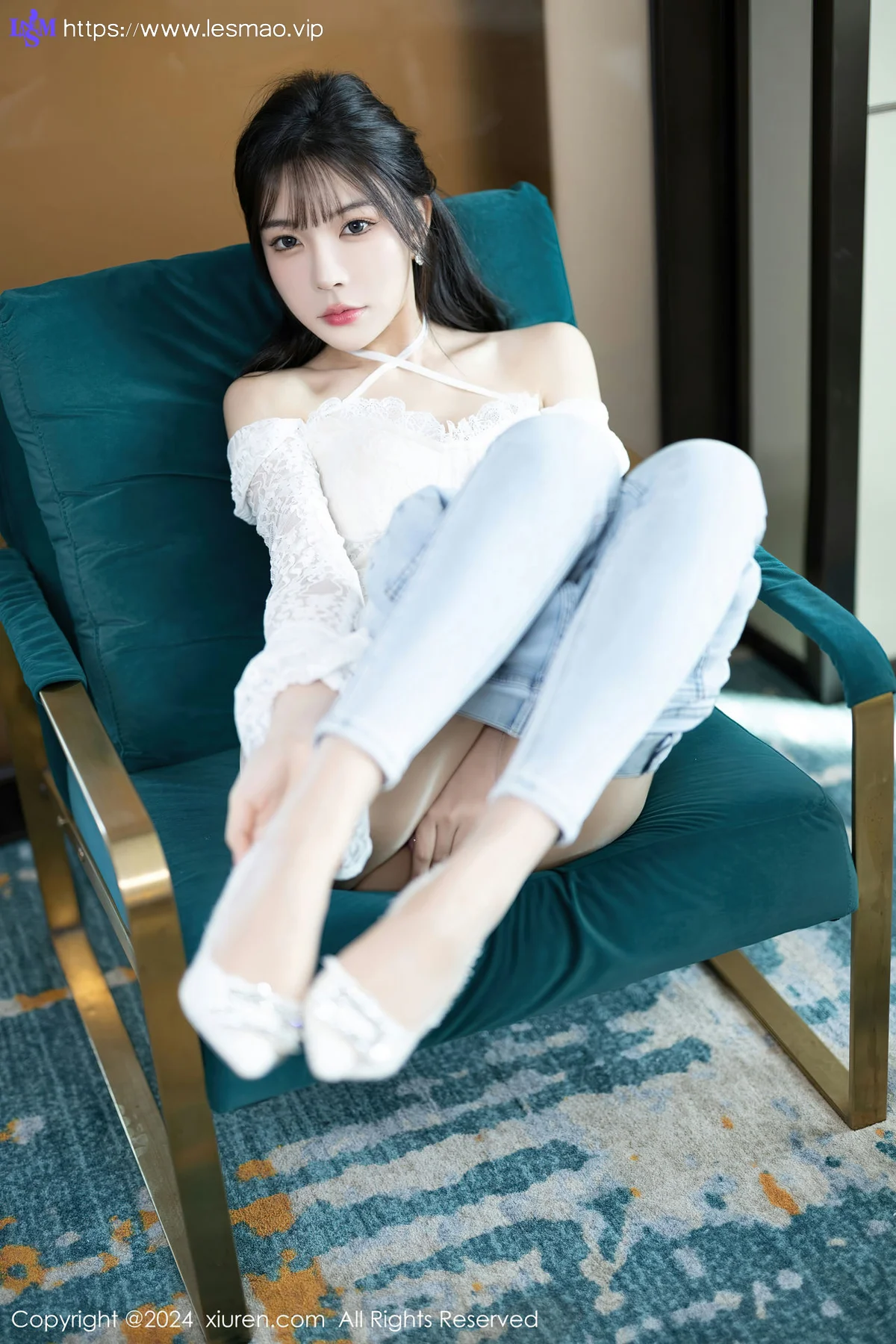 XiuRen 秀人 No.8147  徐莉芝Booty 黑色薄纱情趣性感写真2 - 18