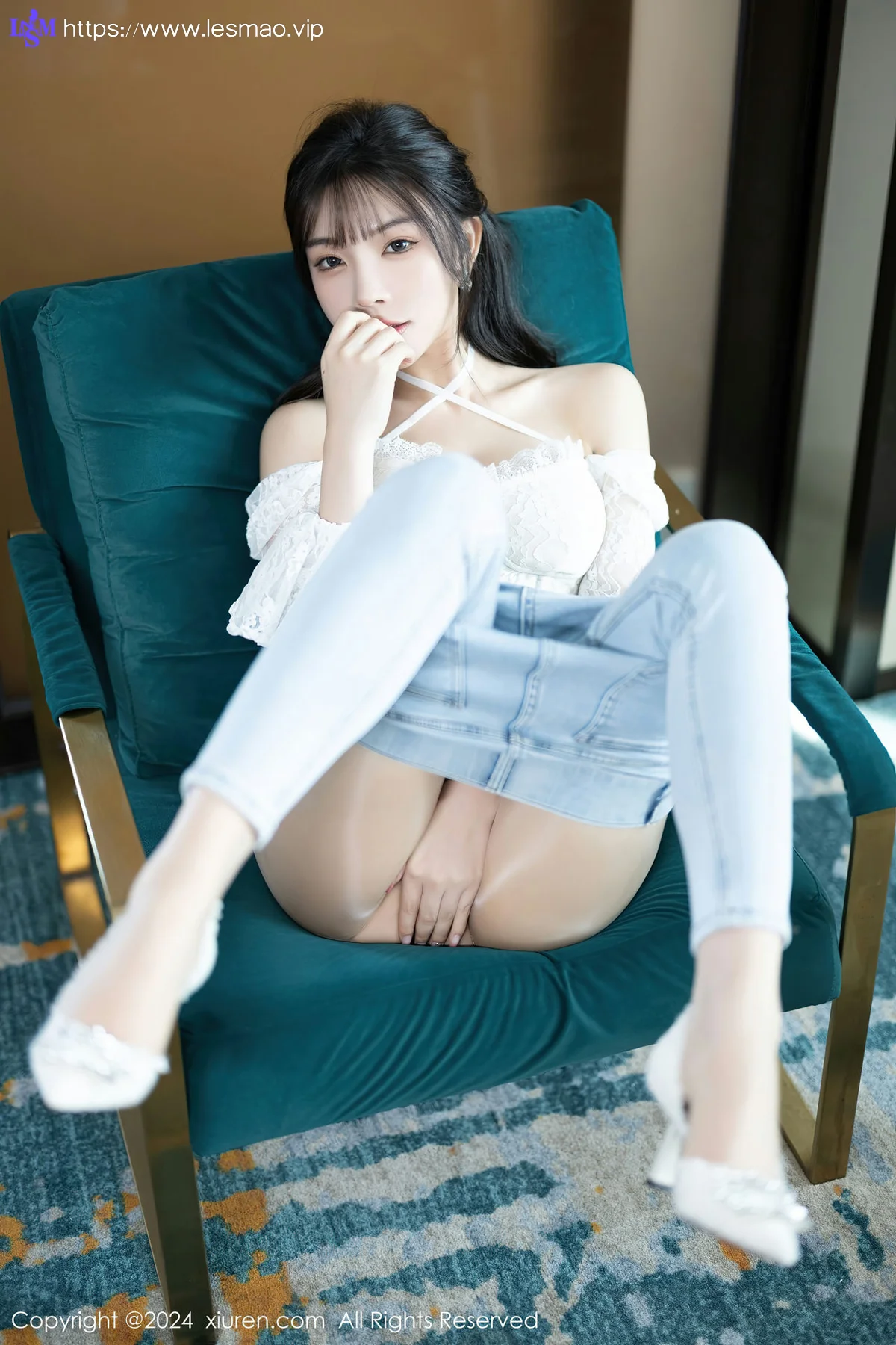 XiuRen 秀人 No.8147  徐莉芝Booty 黑色薄纱情趣性感写真2 - 19