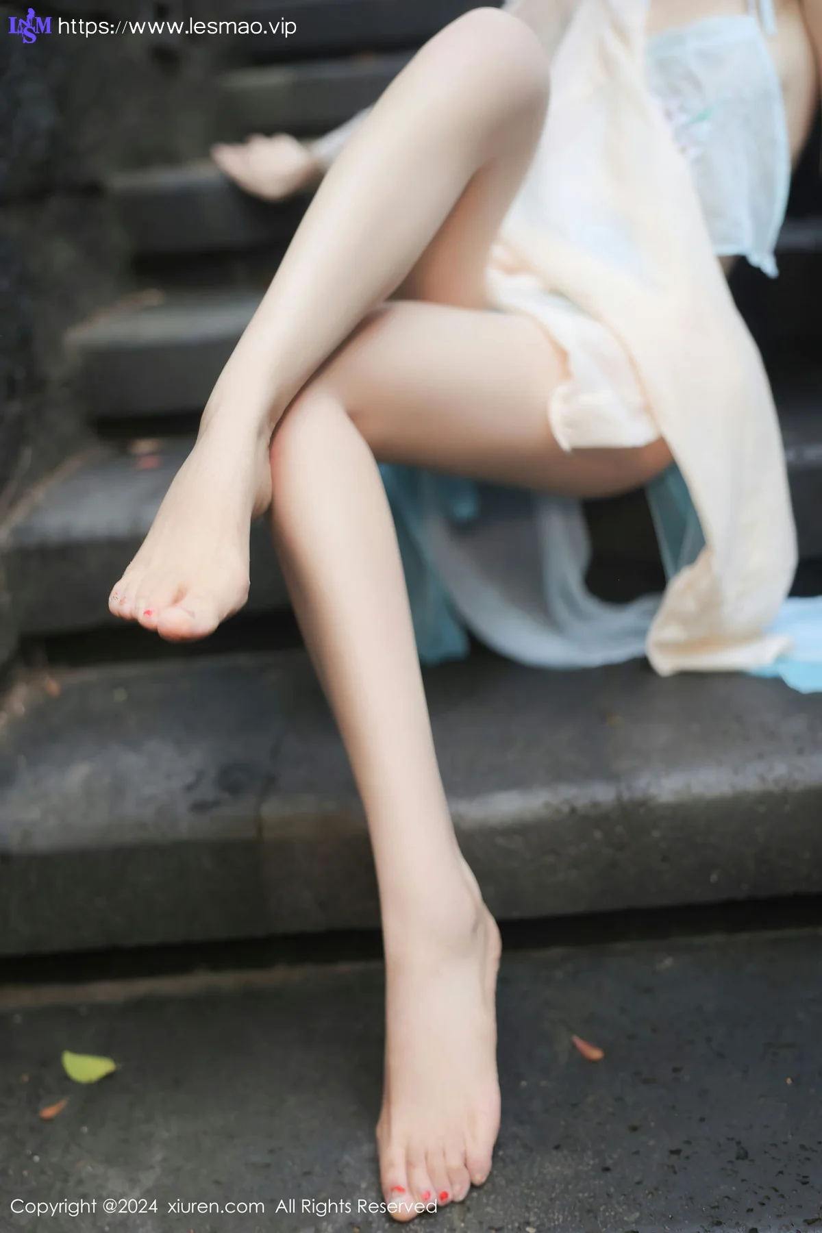 XiuRen 秀人 No.8168  桃妖夭 浅色古装服饰性感写真111 - 4