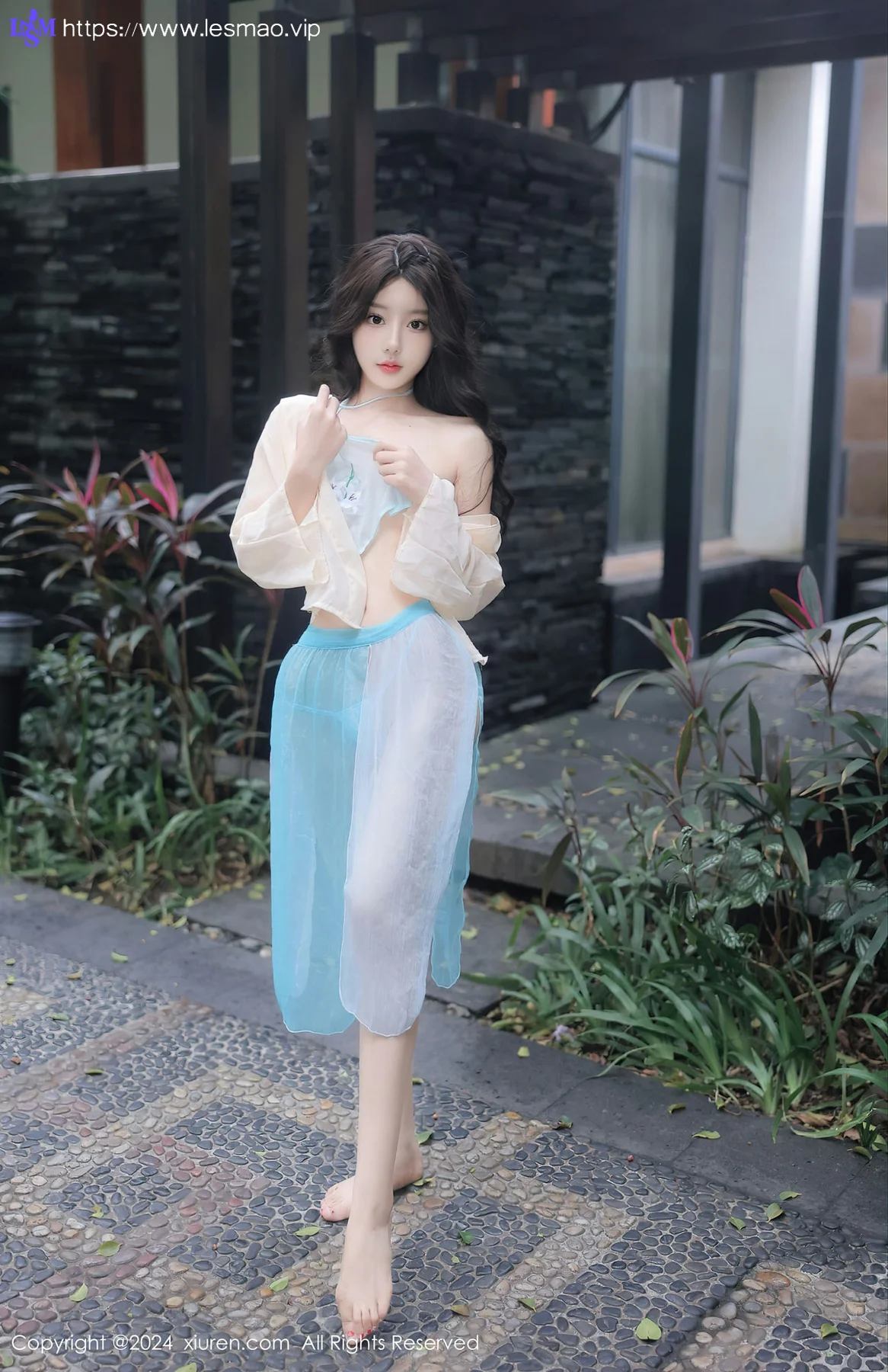 XiuRen 秀人 No.8168  桃妖夭 浅色古装服饰性感写真111 - 29