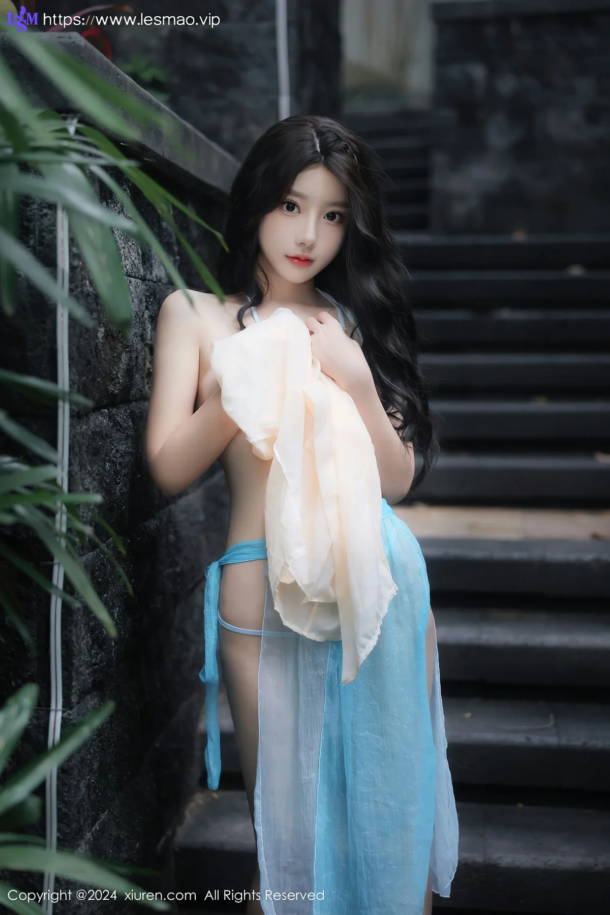 XiuRen 秀人 No.8168  桃妖夭 浅色古装服饰性感写真111 - 47