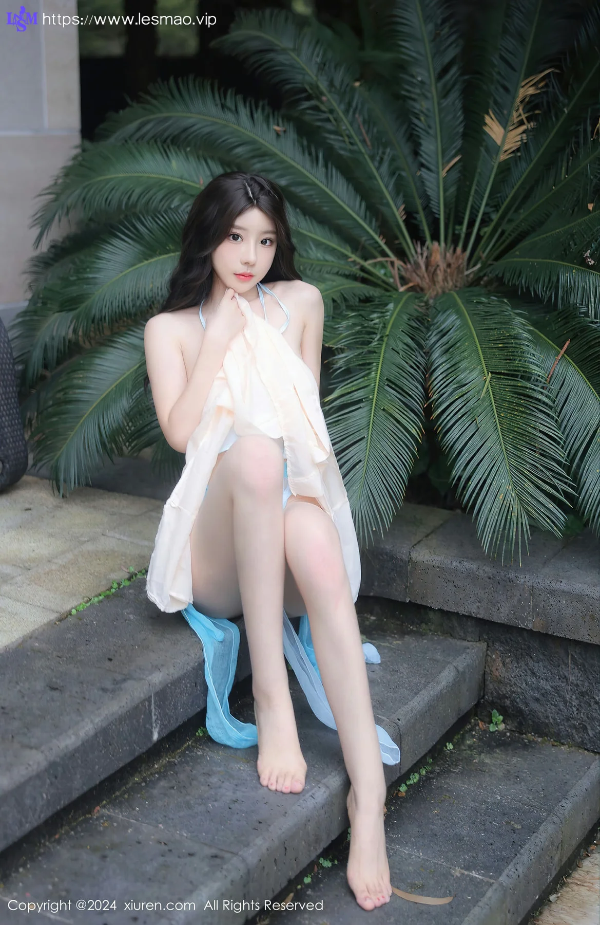 XiuRen 秀人 No.8168  桃妖夭 浅色古装服饰性感写真111 - 59