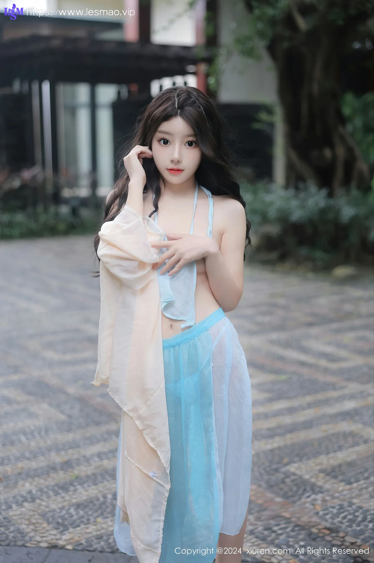 XiuRen 秀人 No.8168  桃妖夭 浅色古装服饰性感写真111 - 77