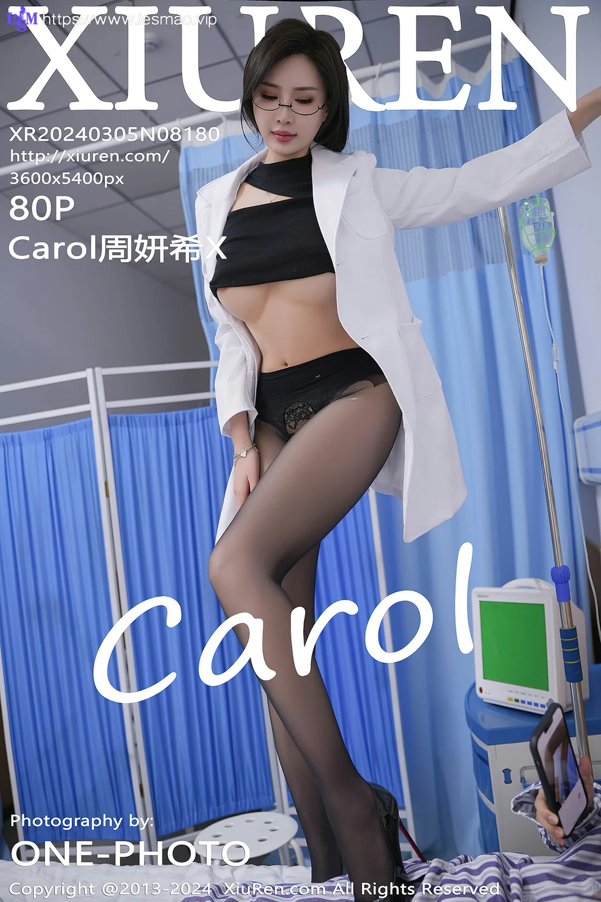 XiuRen 秀人 No.8180  Carol周妍希女医生制服性感写真 - 79