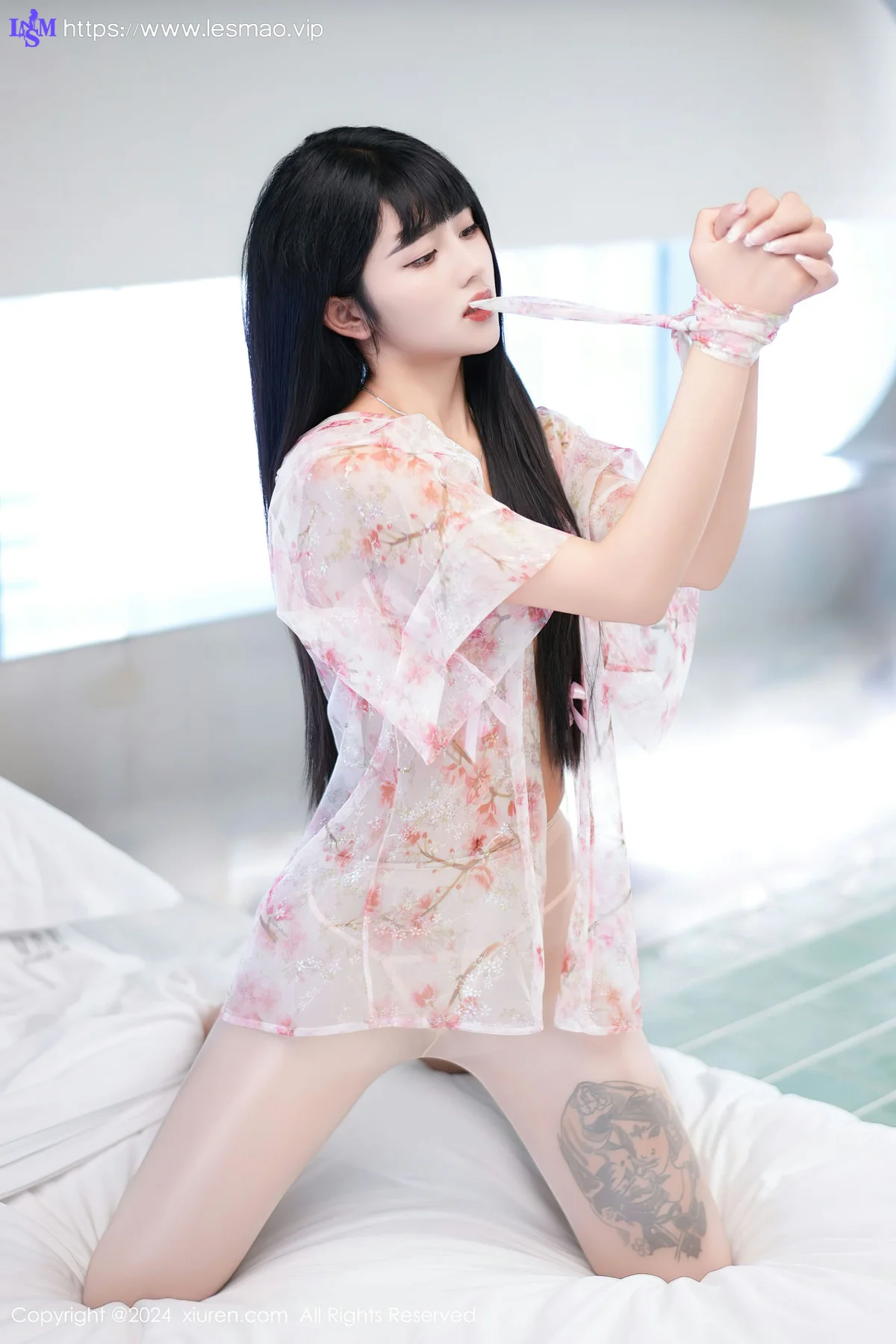XiuRen 秀人 No.8190  赵可欣baby 轻透花色情趣睡裙首套写真33 - 11