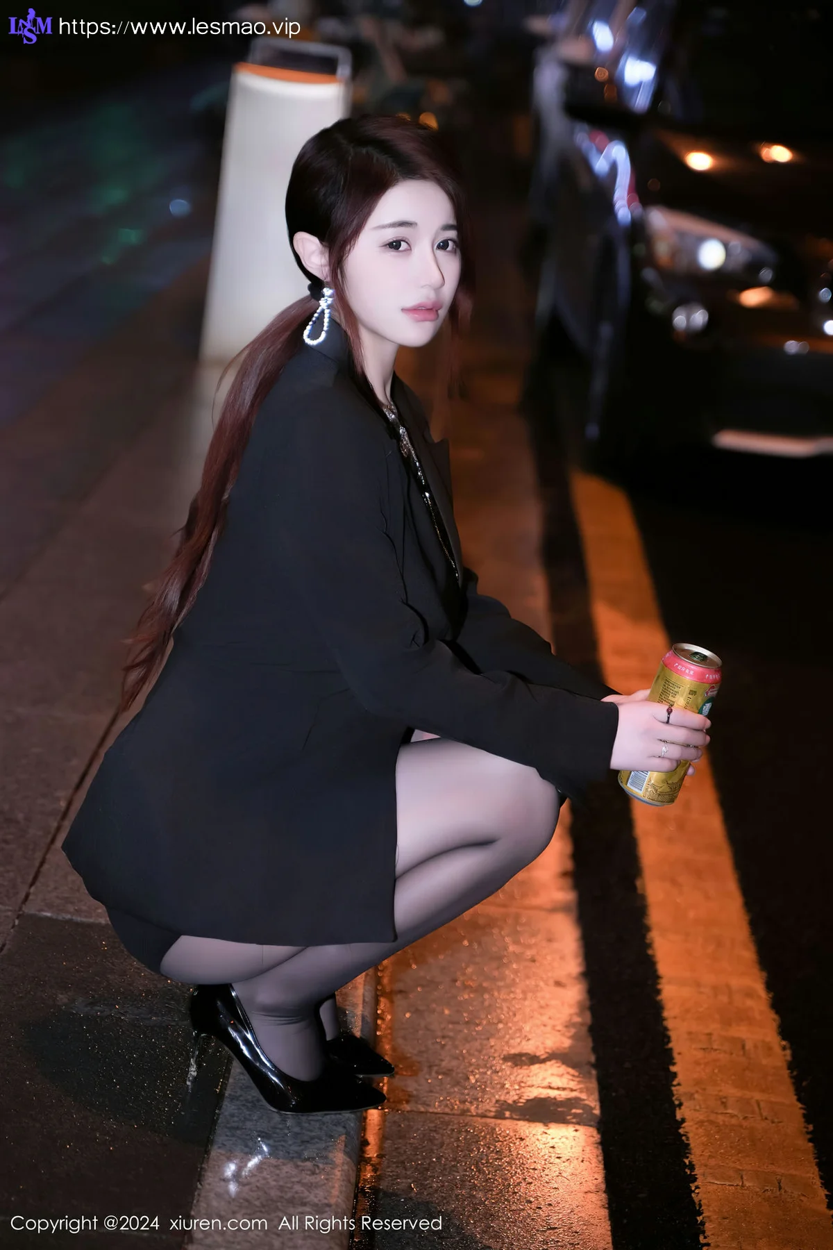 XiuRen 秀人 No.8199  美七 Mia 魅惑黑丝性感写真1 - 11