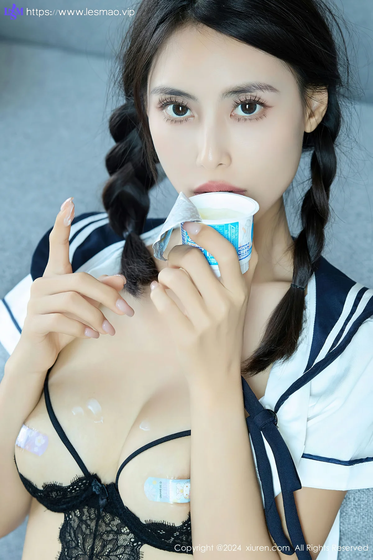XiuRen 秀人 No.8216  lingyu69 学生装白色上衣三亚旅拍 - 37