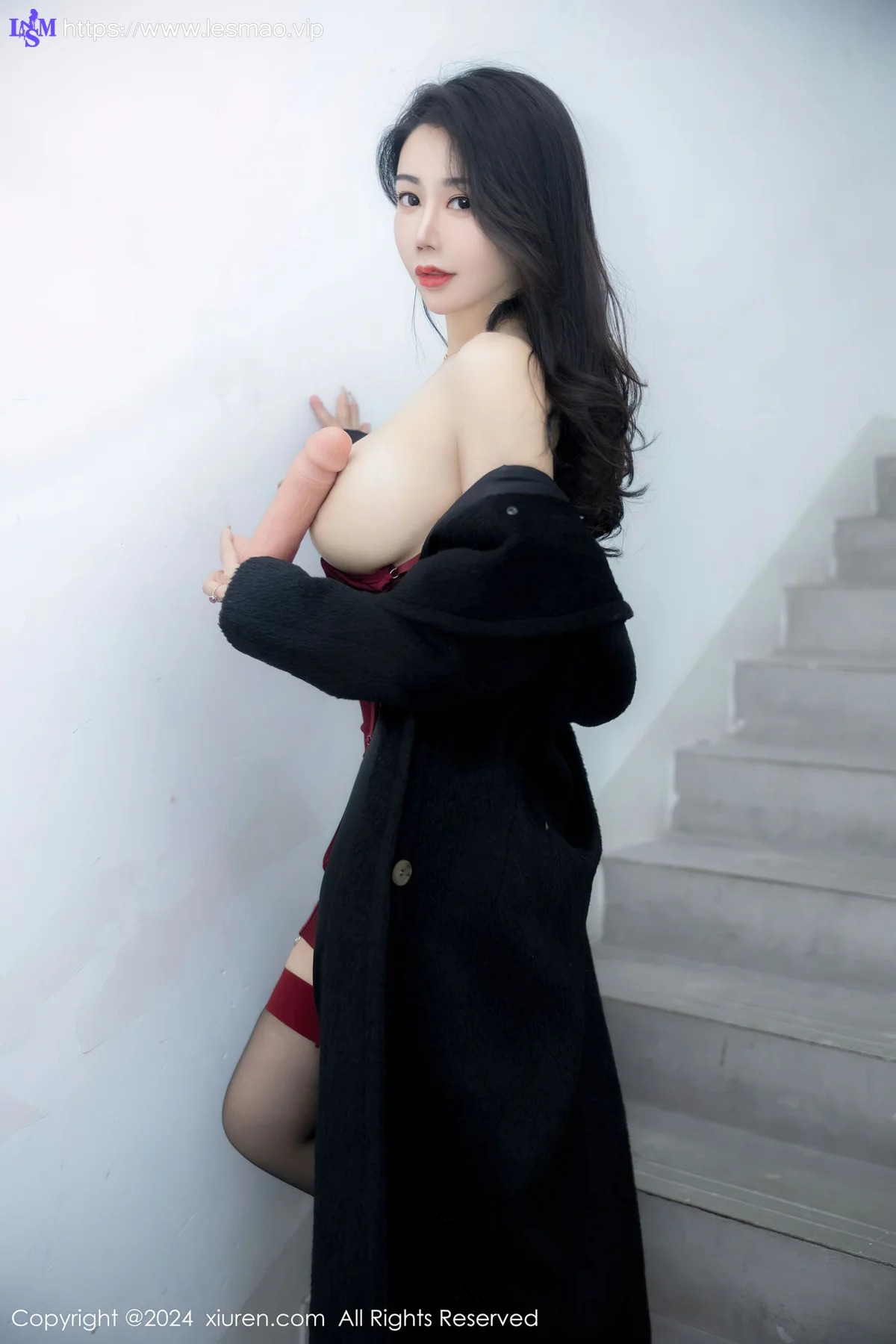 XiuRen 秀人 No.8221  李若汐 红色情趣性感写真1 - 77
