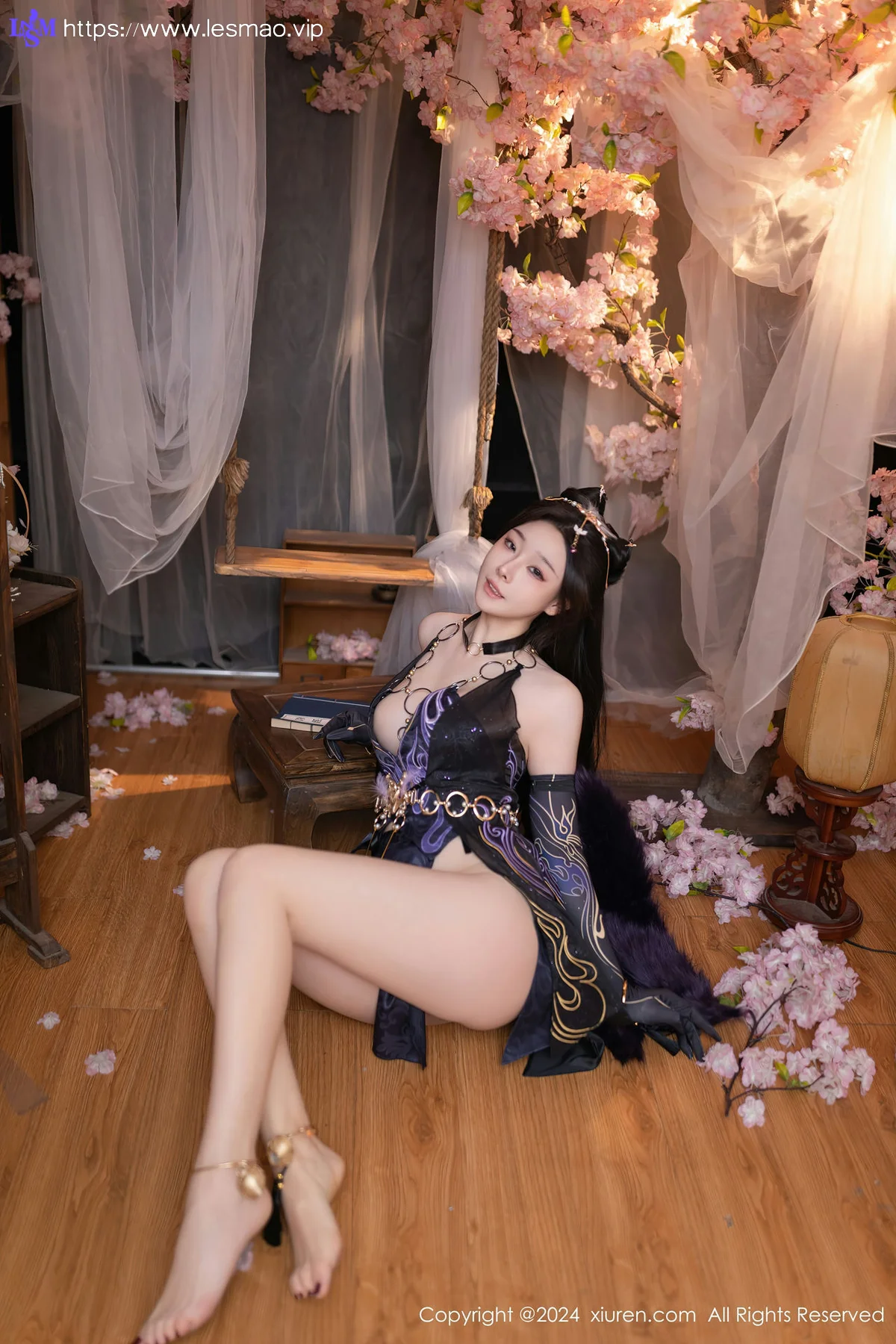 XiuRen 秀人 No.8232  小逗逗 紫色玉玲珑性感写真1 - 13