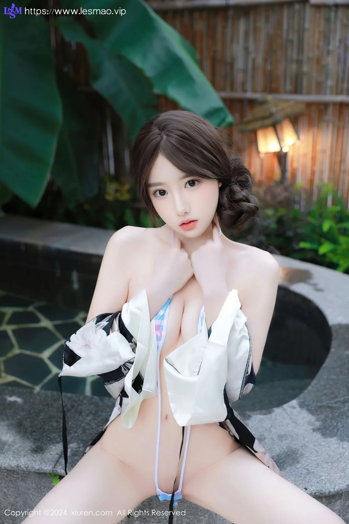 XiuRen 秀人 No.8277  桃妖夭 温泉场景拍摄性感写真11 - 21