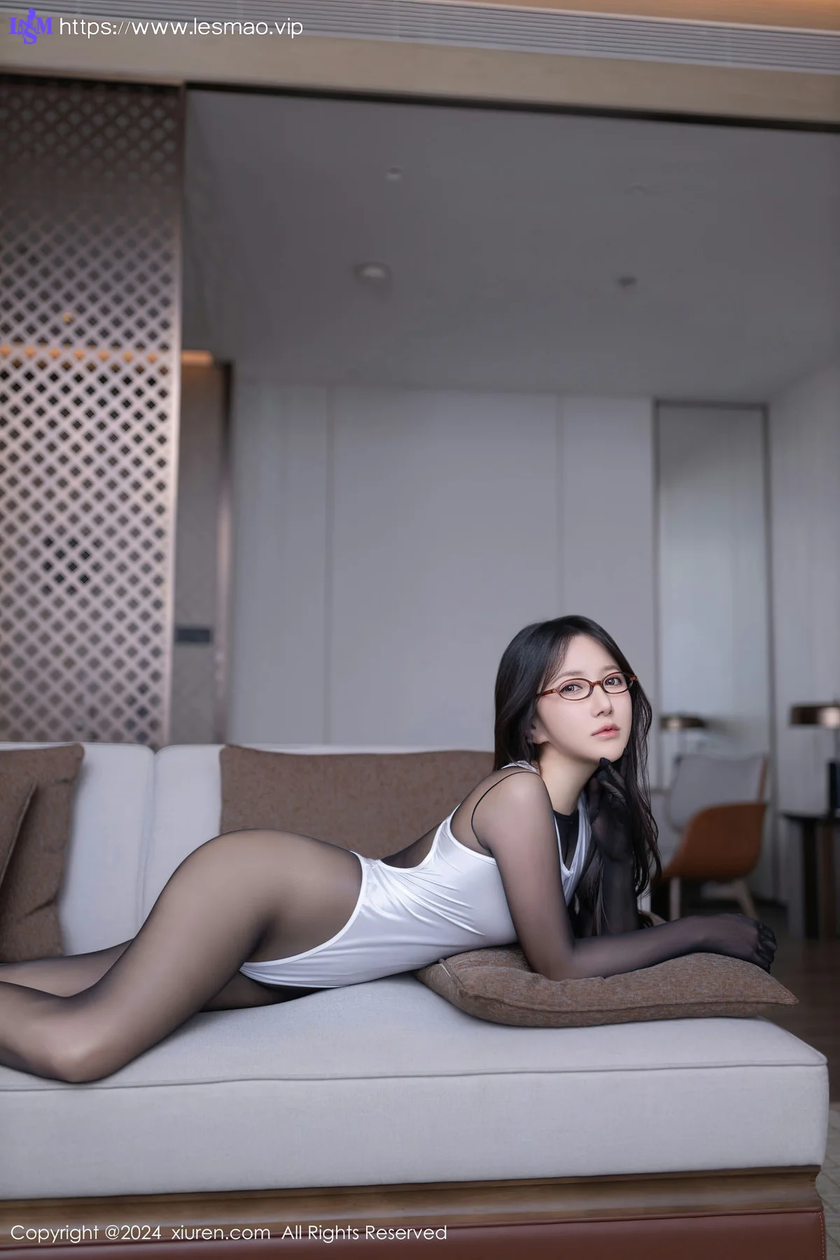 XiuRen 秀人 No.8278  鱼子酱Fish 黑色薄纱连体衣性感写真11 - 27