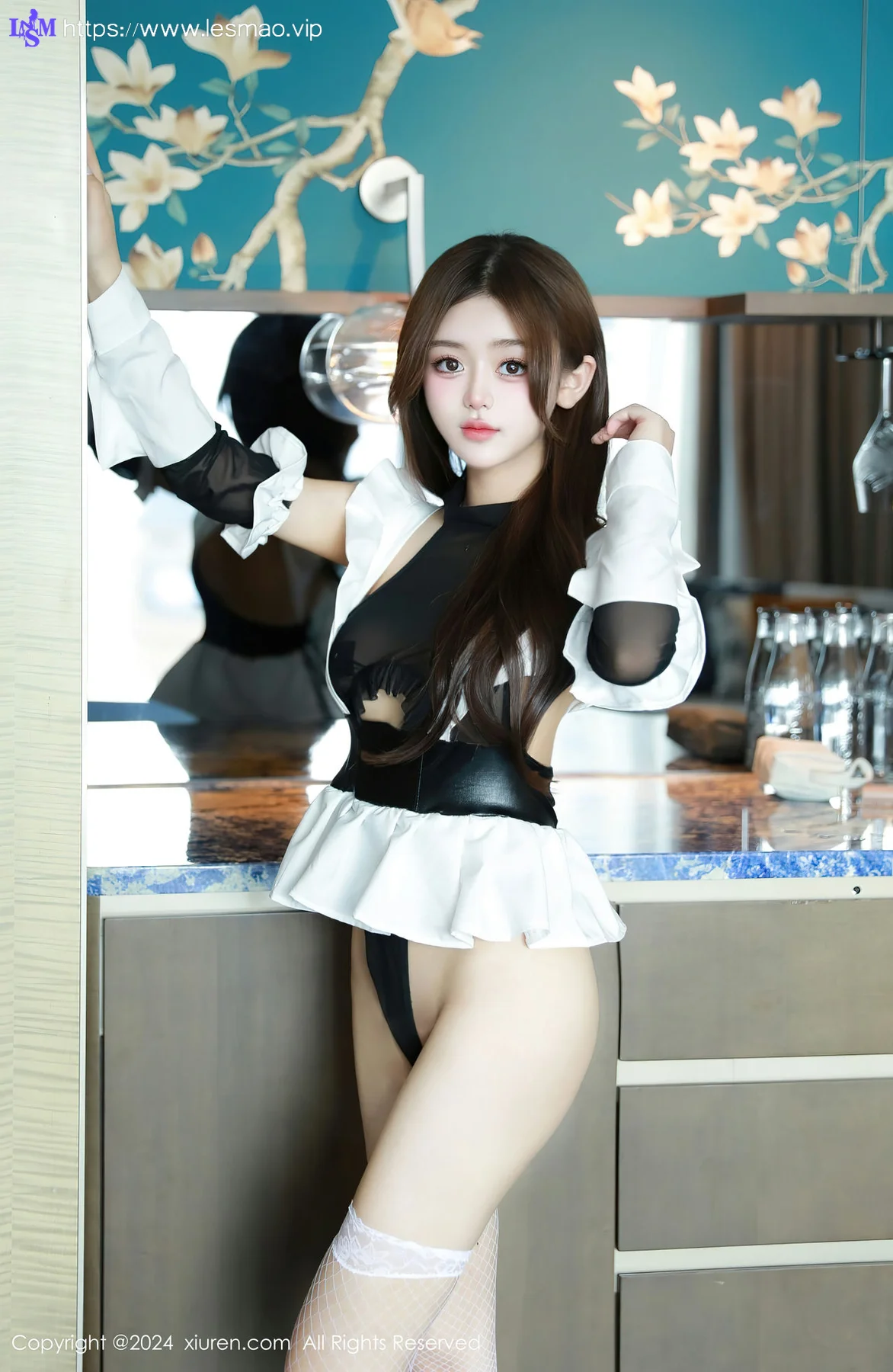 XiuRen 秀人 No.8282  媃柔 女仆装扮性感写真 - 47
