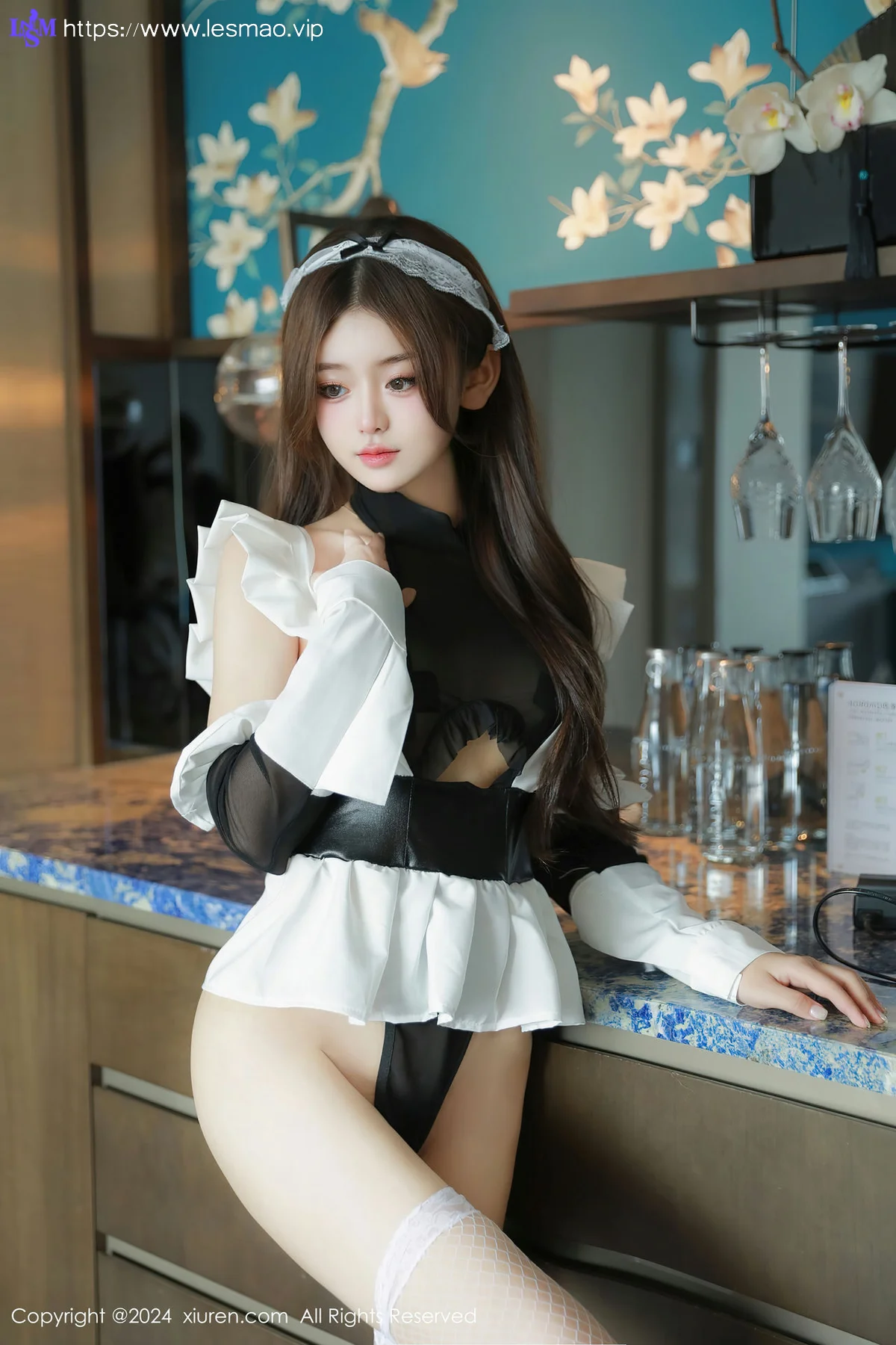 XiuRen 秀人 No.8282  媃柔 女仆装扮性感写真 - 57