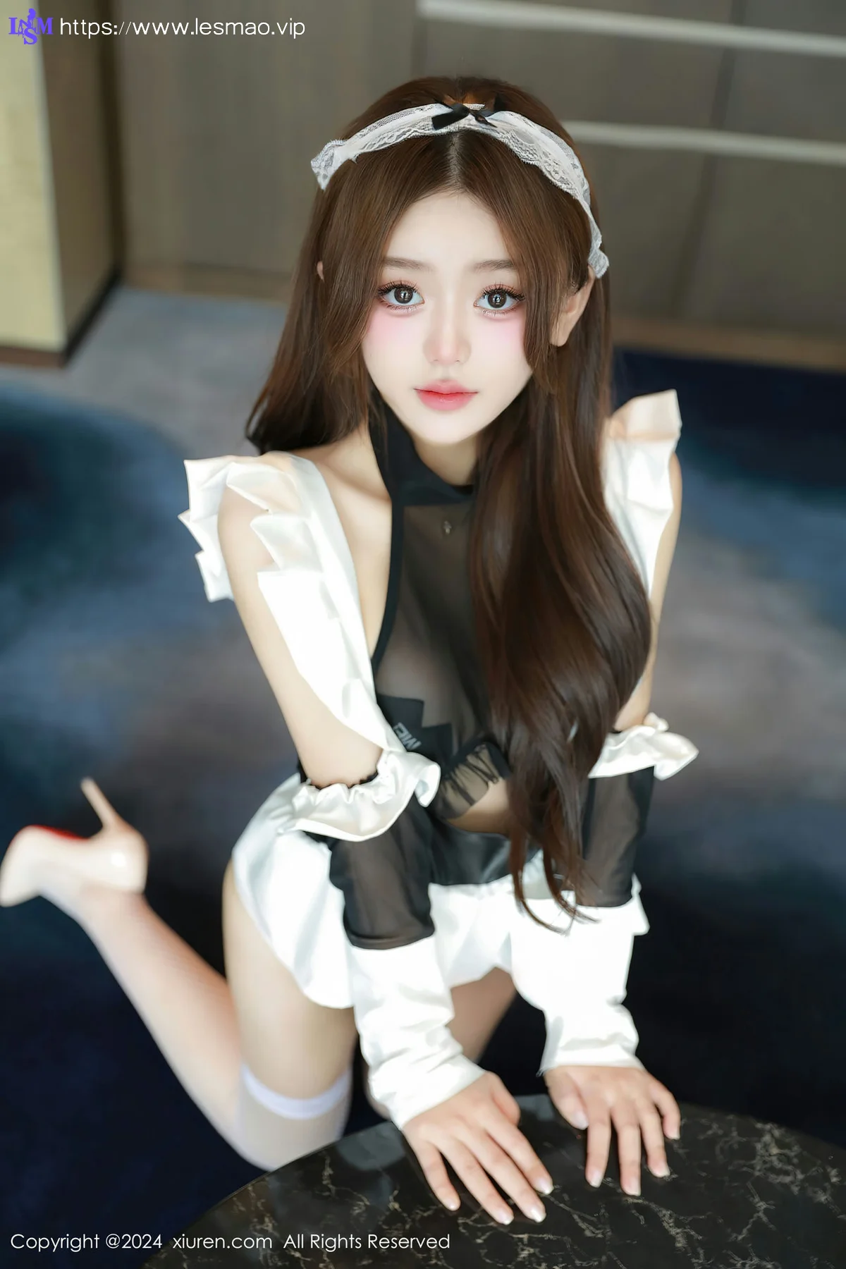 XiuRen 秀人 No.8282  媃柔 女仆装扮性感写真 - 68