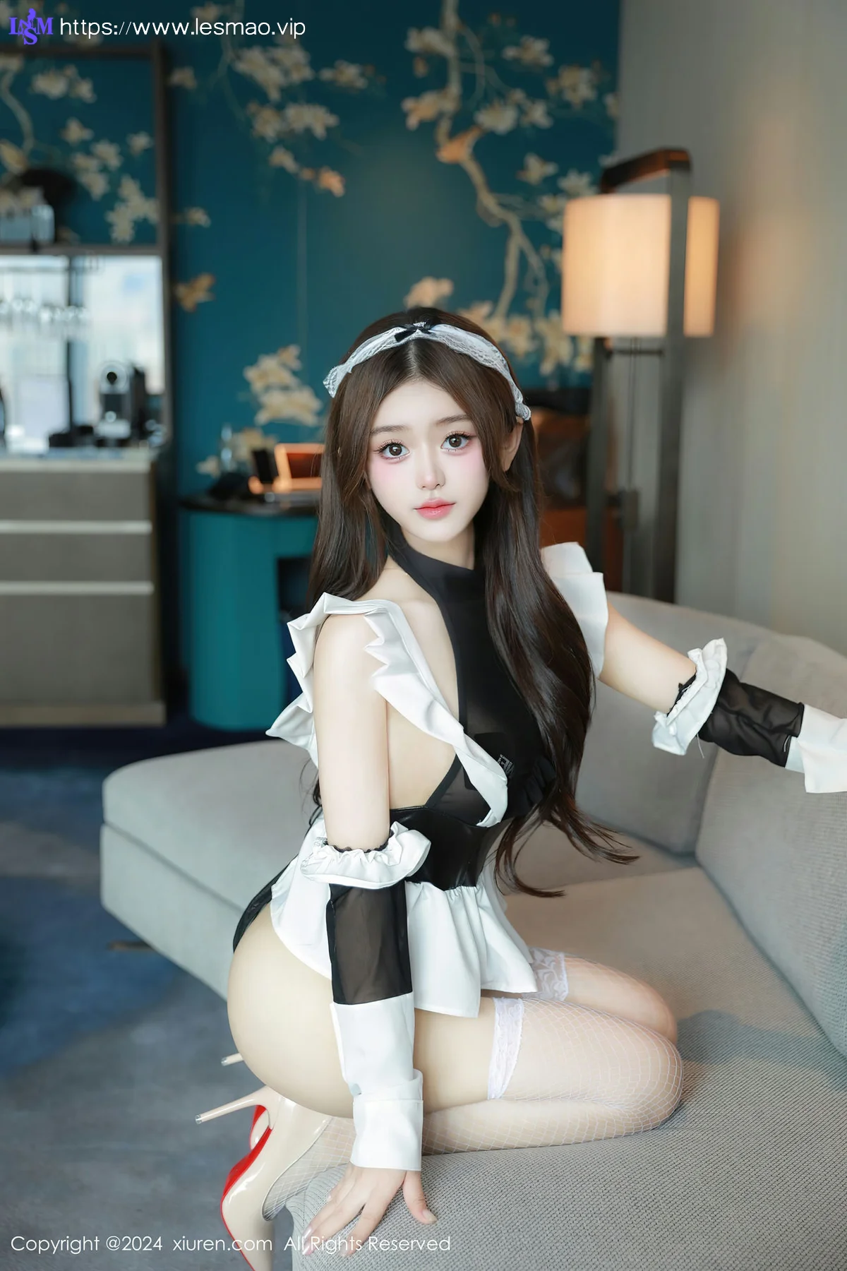 XiuRen 秀人 No.8282  媃柔 女仆装扮性感写真 - 72