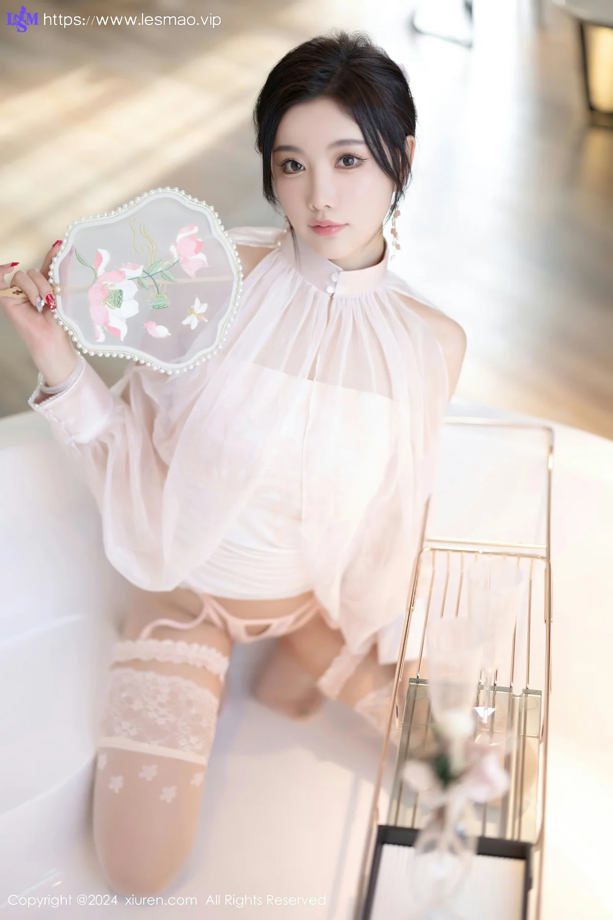 XiuRen 秀人 No.8294 杨晨晨Yome 浅粉色情趣内衣性感写真2 - 40