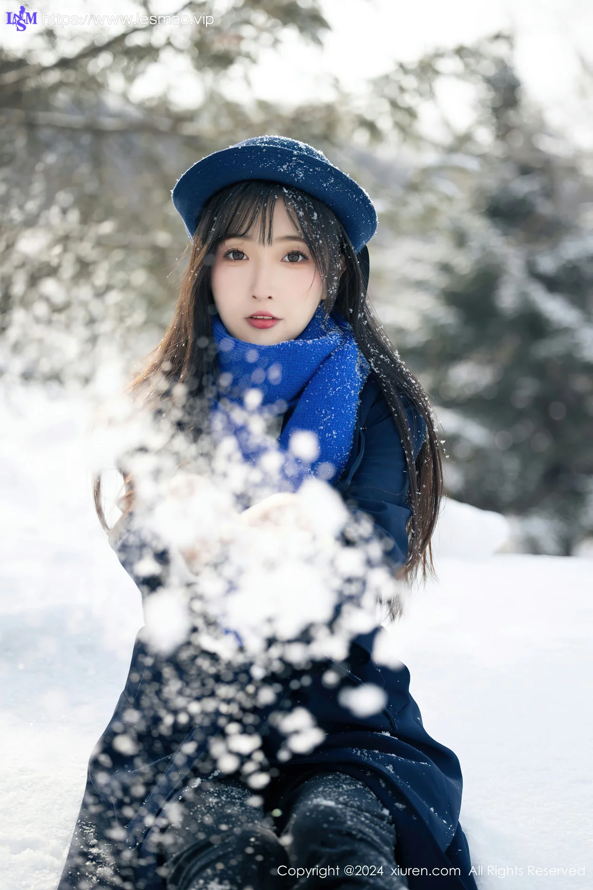 XiuRen 秀人 No.8325 林星阑 黑色蕾丝情趣内衣哈尔滨旅拍1 - 13