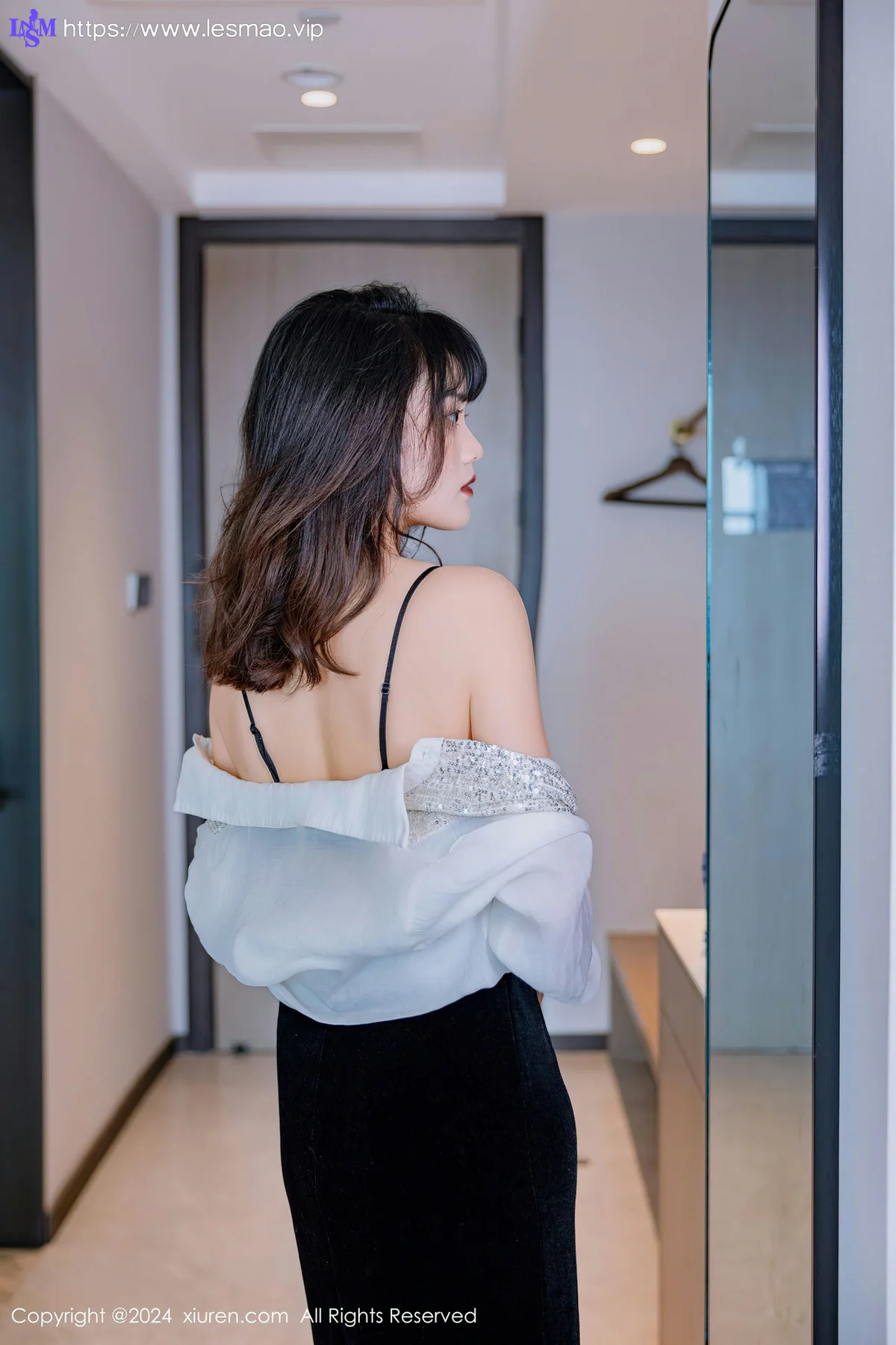 XiuRen 秀人 No.8353 唐安诺 魅惑黑丝性感写真 - 14