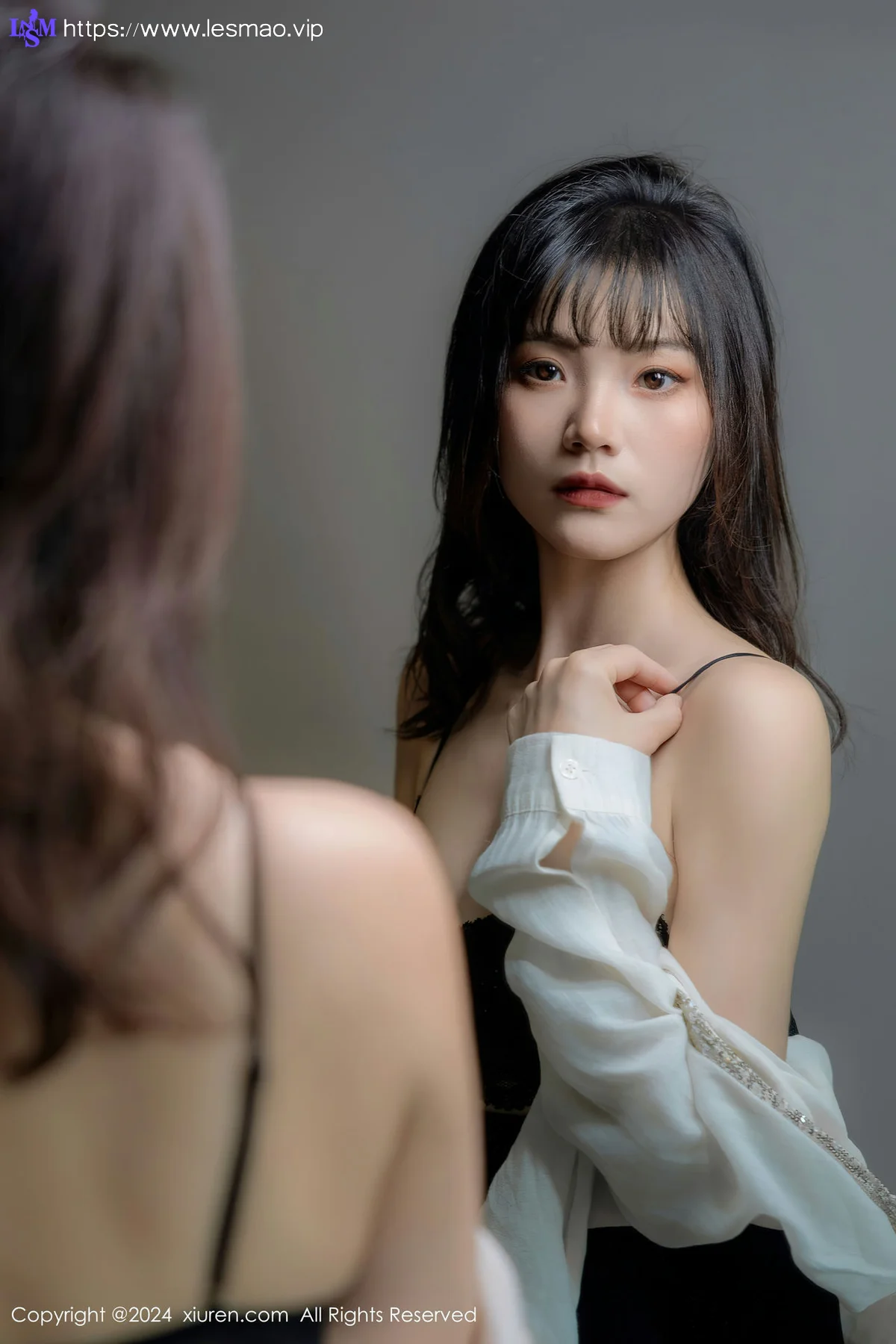 XiuRen 秀人 No.8353 唐安诺 魅惑黑丝性感写真 - 55