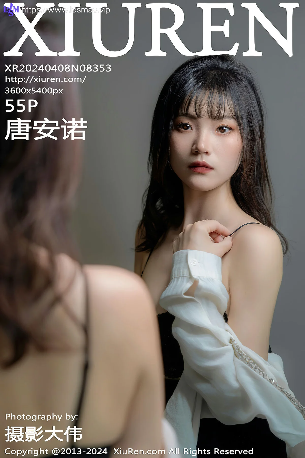 XiuRen 秀人 No.8353 唐安诺 魅惑黑丝性感写真 - 56