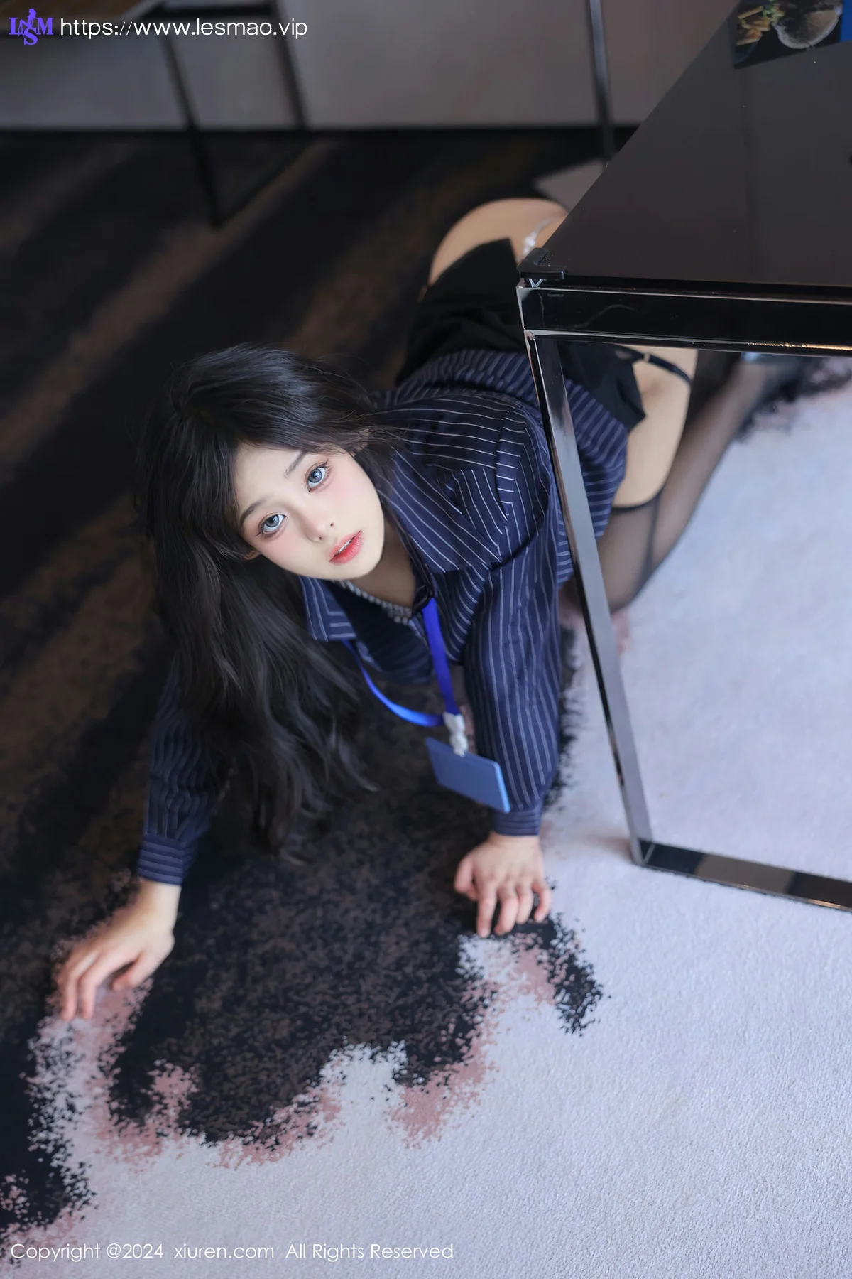 XiuRen 秀人 No.8373 王心悦 蓝色OL服饰性感写真11 - 59