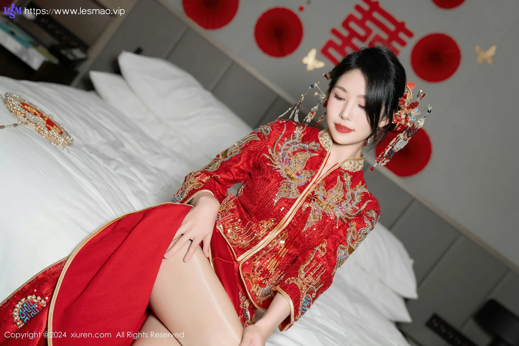XiuRen 秀人 No.8376 利世 主题新婚之夜性感写真111 - 45