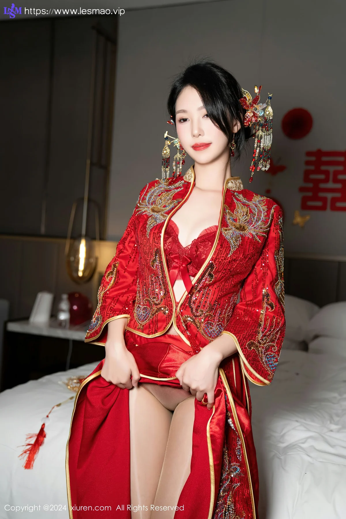 XiuRen 秀人 No.8376 利世 主题新婚之夜性感写真111 - 49
