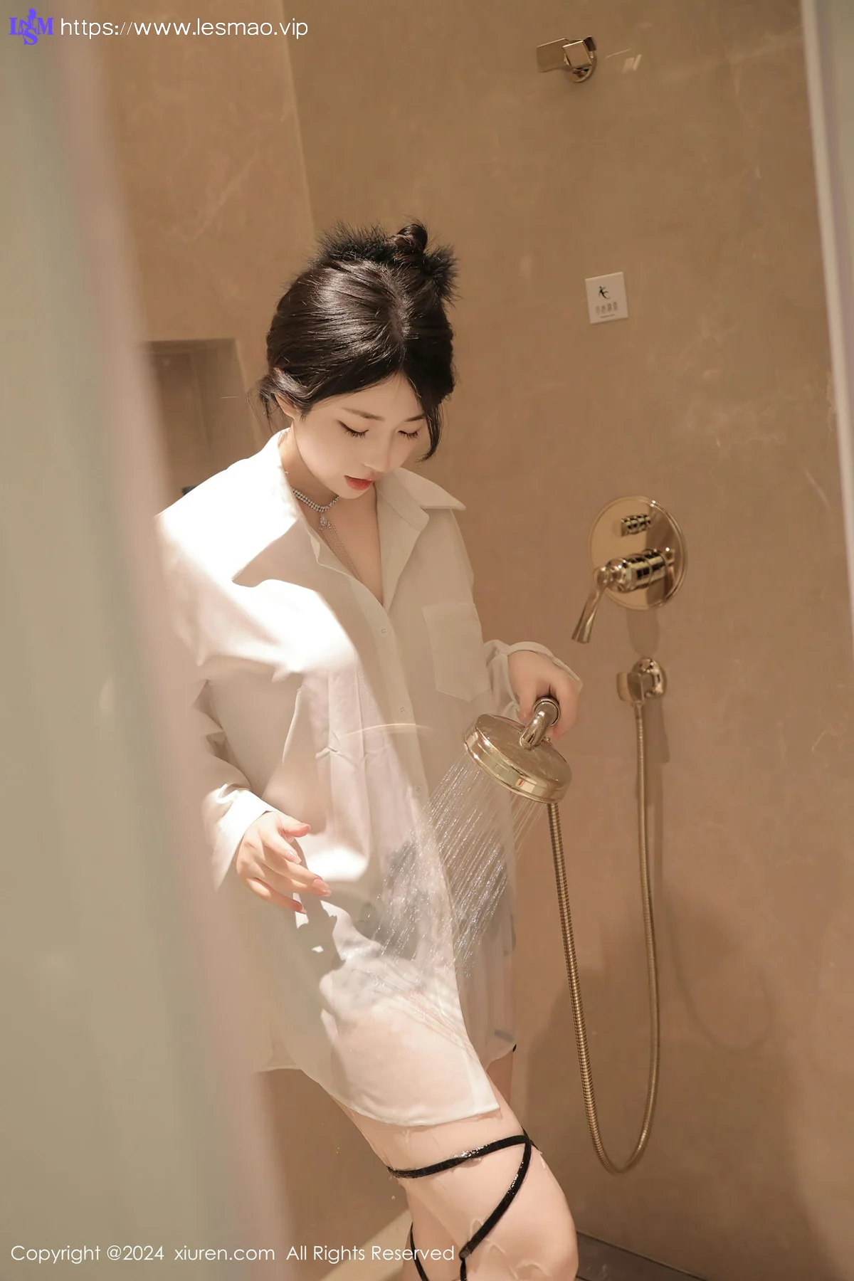 XiuRen 秀人 No.8400 陈小花 白色轻透上衣性感写真11 - 20