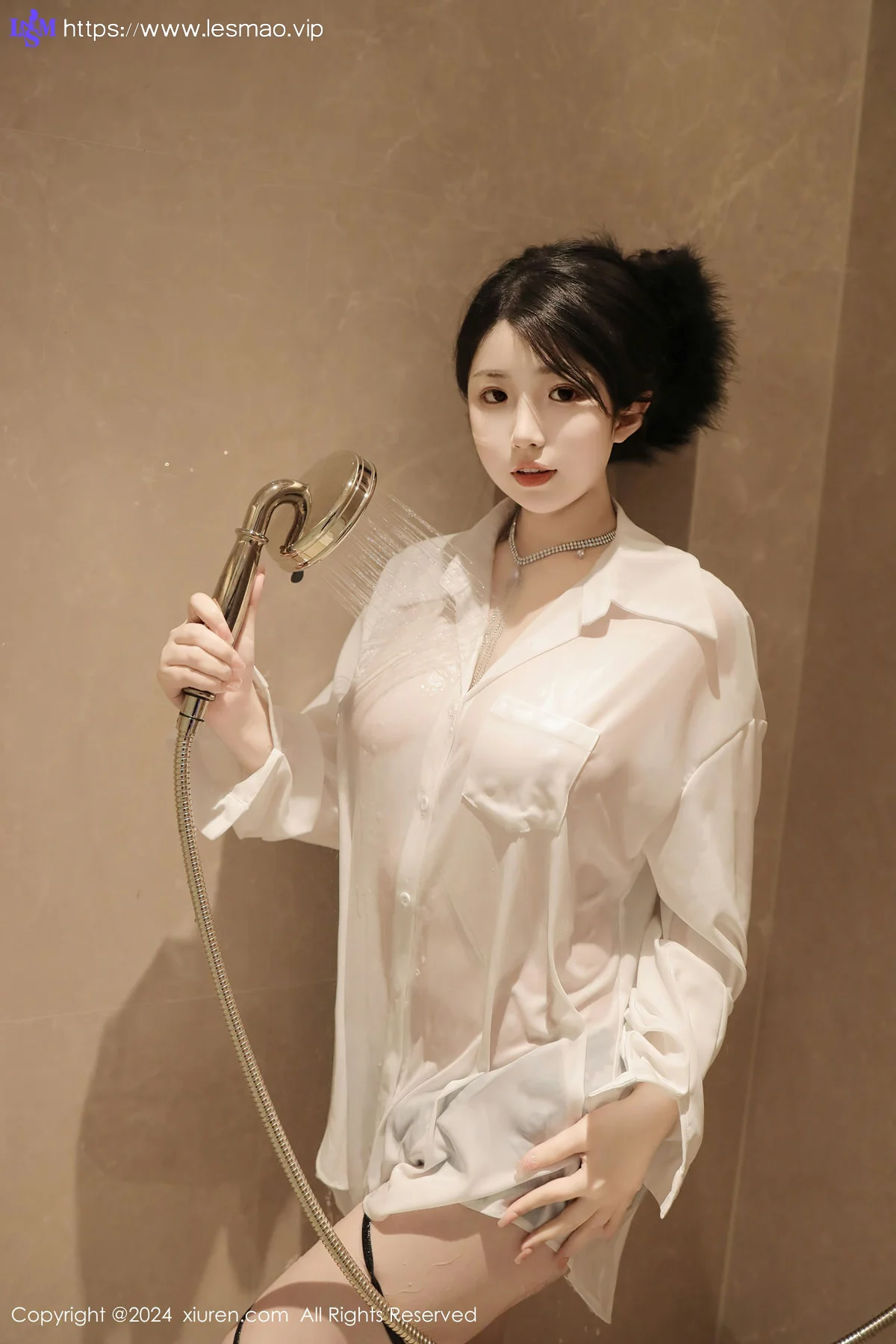 XiuRen 秀人 No.8400 陈小花 白色轻透上衣性感写真11 - 24