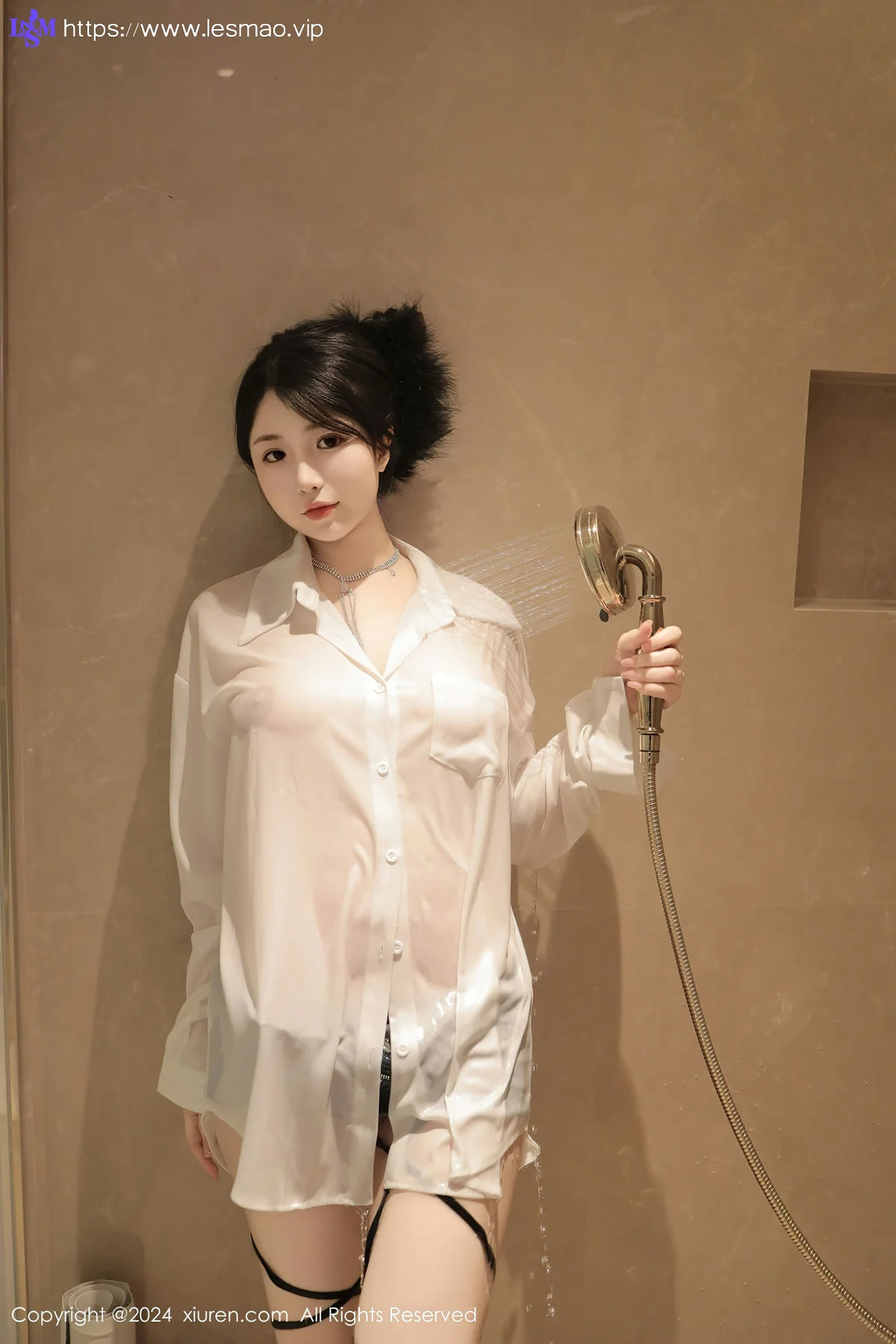 XiuRen 秀人 No.8400 陈小花 白色轻透上衣性感写真11 - 28