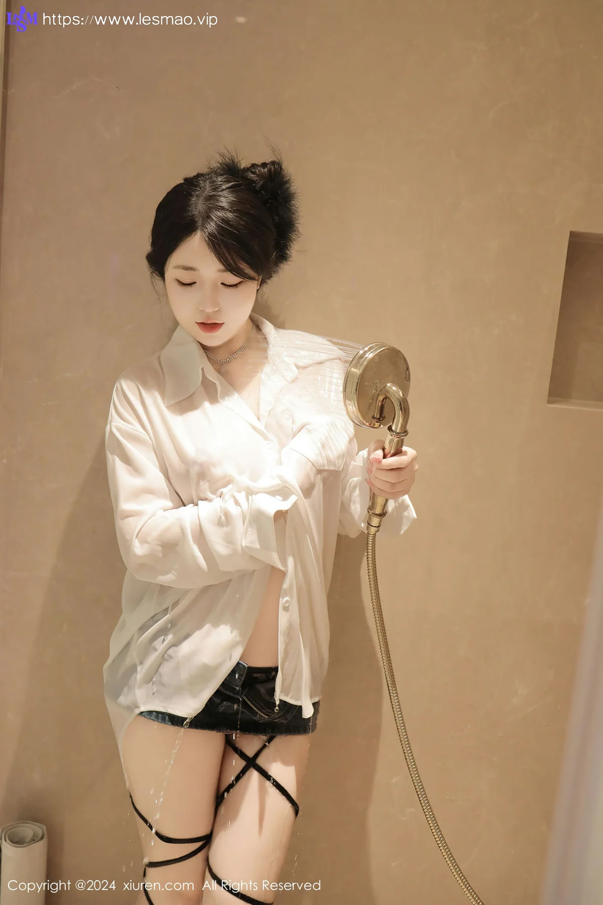 XiuRen 秀人 No.8400 陈小花 白色轻透上衣性感写真11 - 30