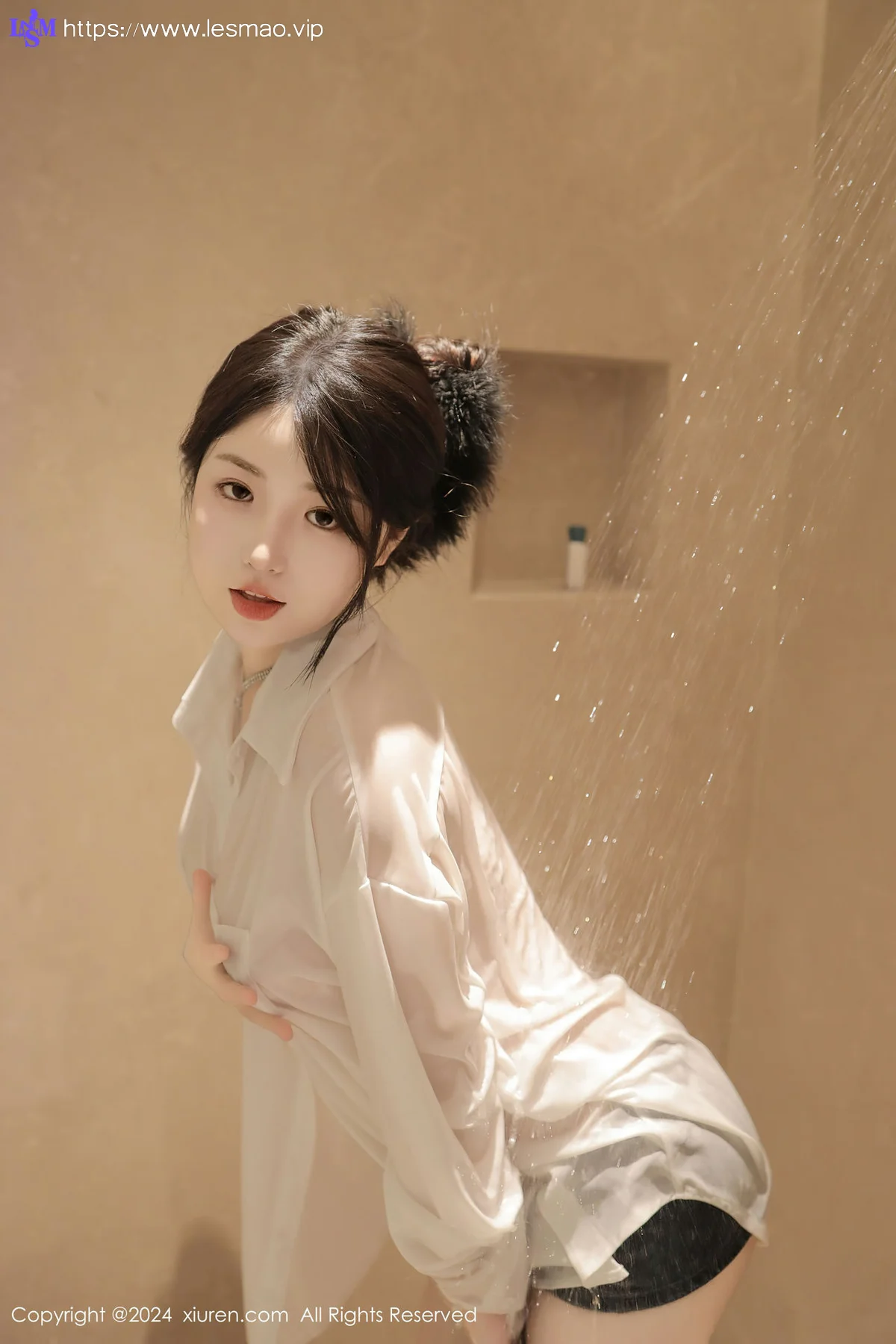 XiuRen 秀人 No.8400 陈小花 白色轻透上衣性感写真11 - 75