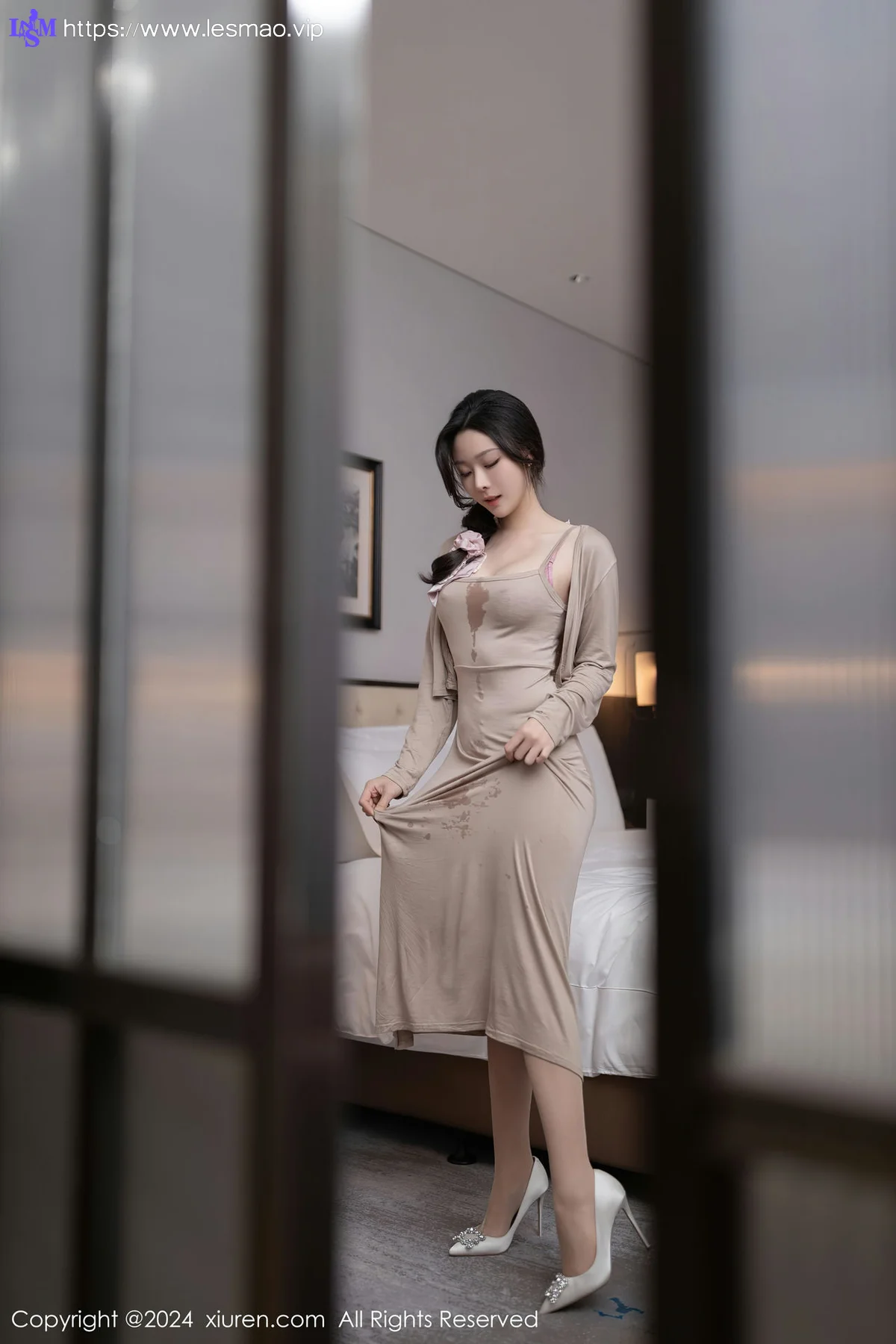XiuRen 秀人 No.8417 小逗逗 轻透连衣裙性感写真22 - 14