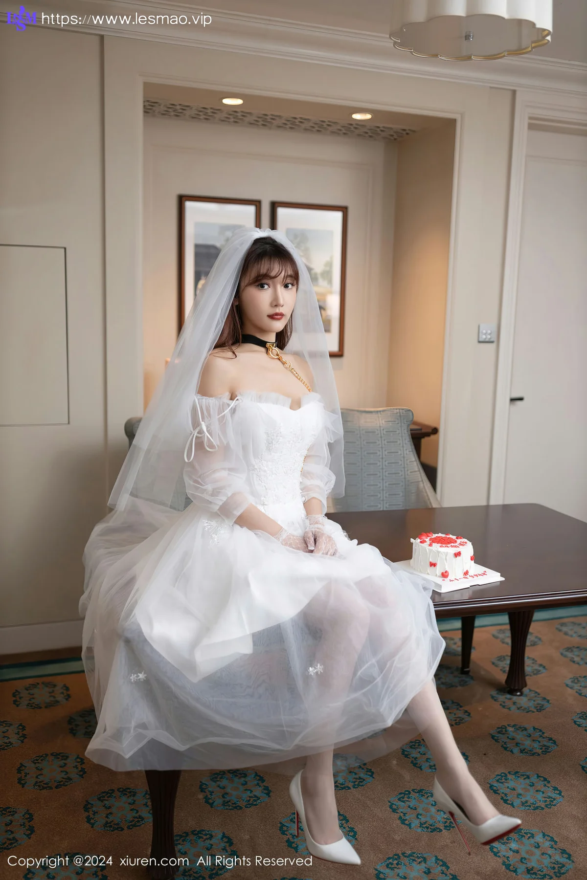 XiuRen 秀人 No.8418 陆萱萱 白色婚纱泰国旅拍111 - 9